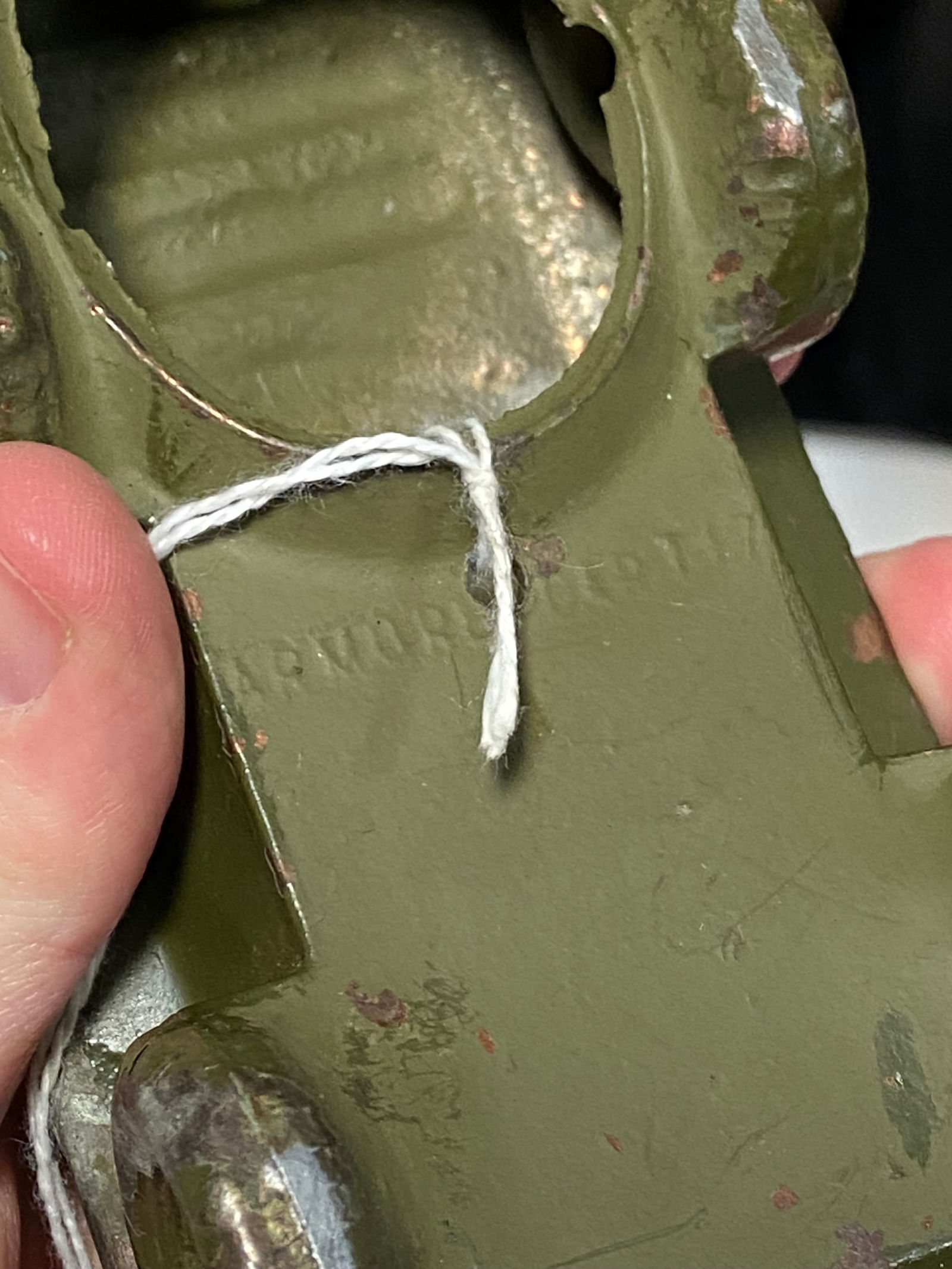 Vintage Barclay Maniol Lead Toy Soldiers and Vintage Brass Armored AR T-17 - 6