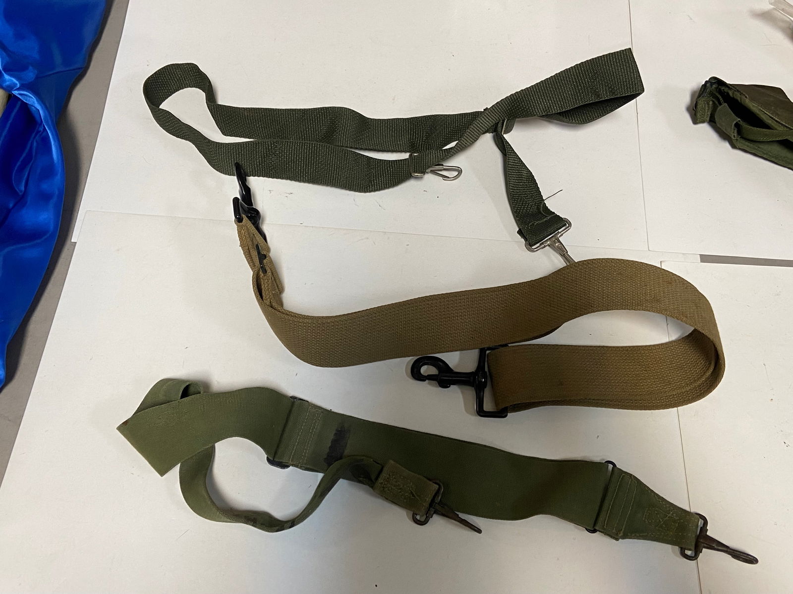 Large Lot of Military Shoulder Straps and Other Misc Straps - 20