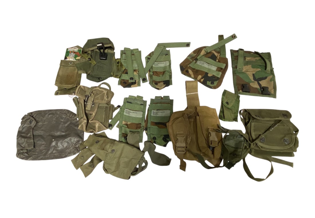Lot of Various Military Wet Gear and Pouches (1 of 20)