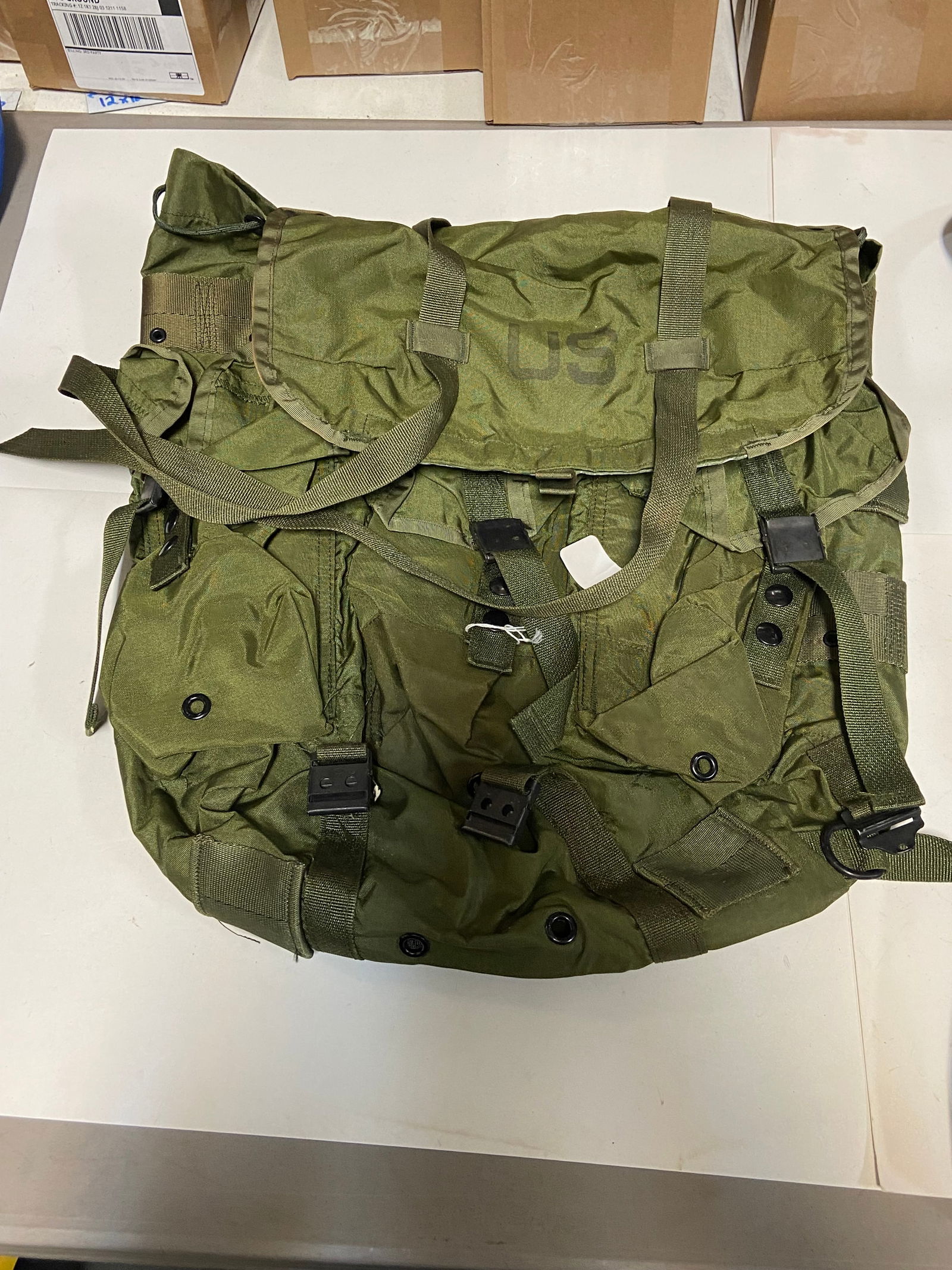 1976 Vietnam War Nylon Field Pack LC-1 with a US Pack Frame LC-2 - 3