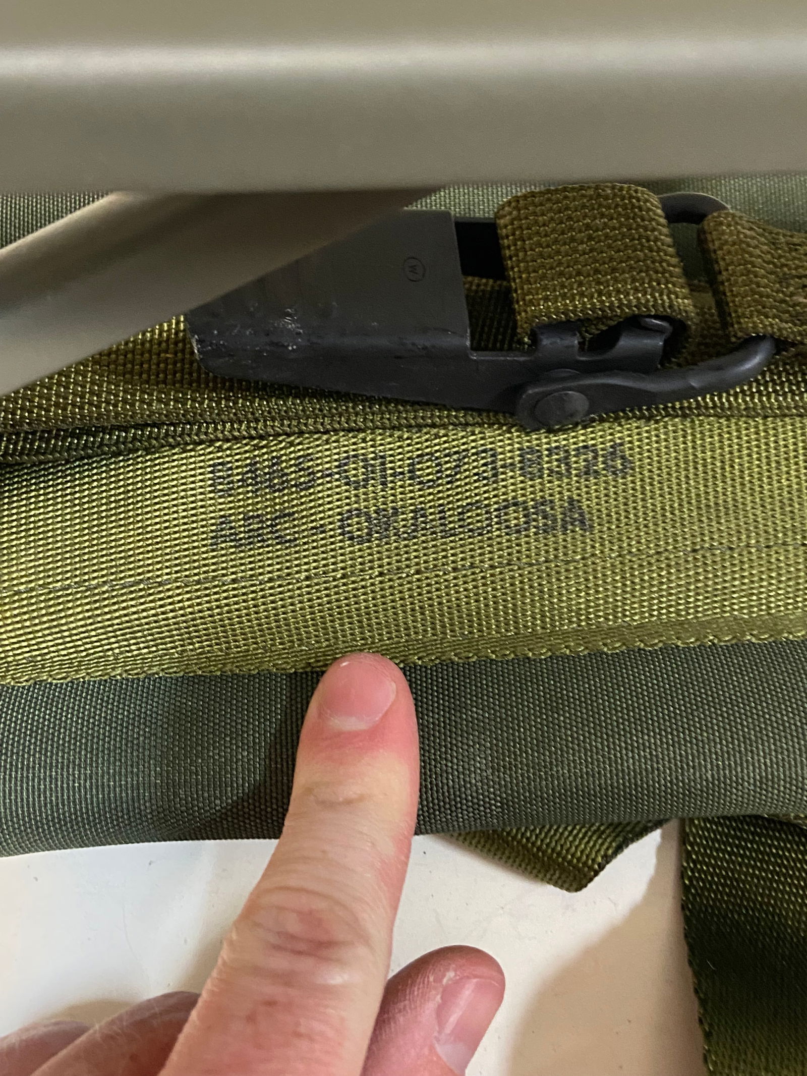 1976 Vietnam War Nylon Field Pack LC-1 with a US Pack Frame LC-2 - 7