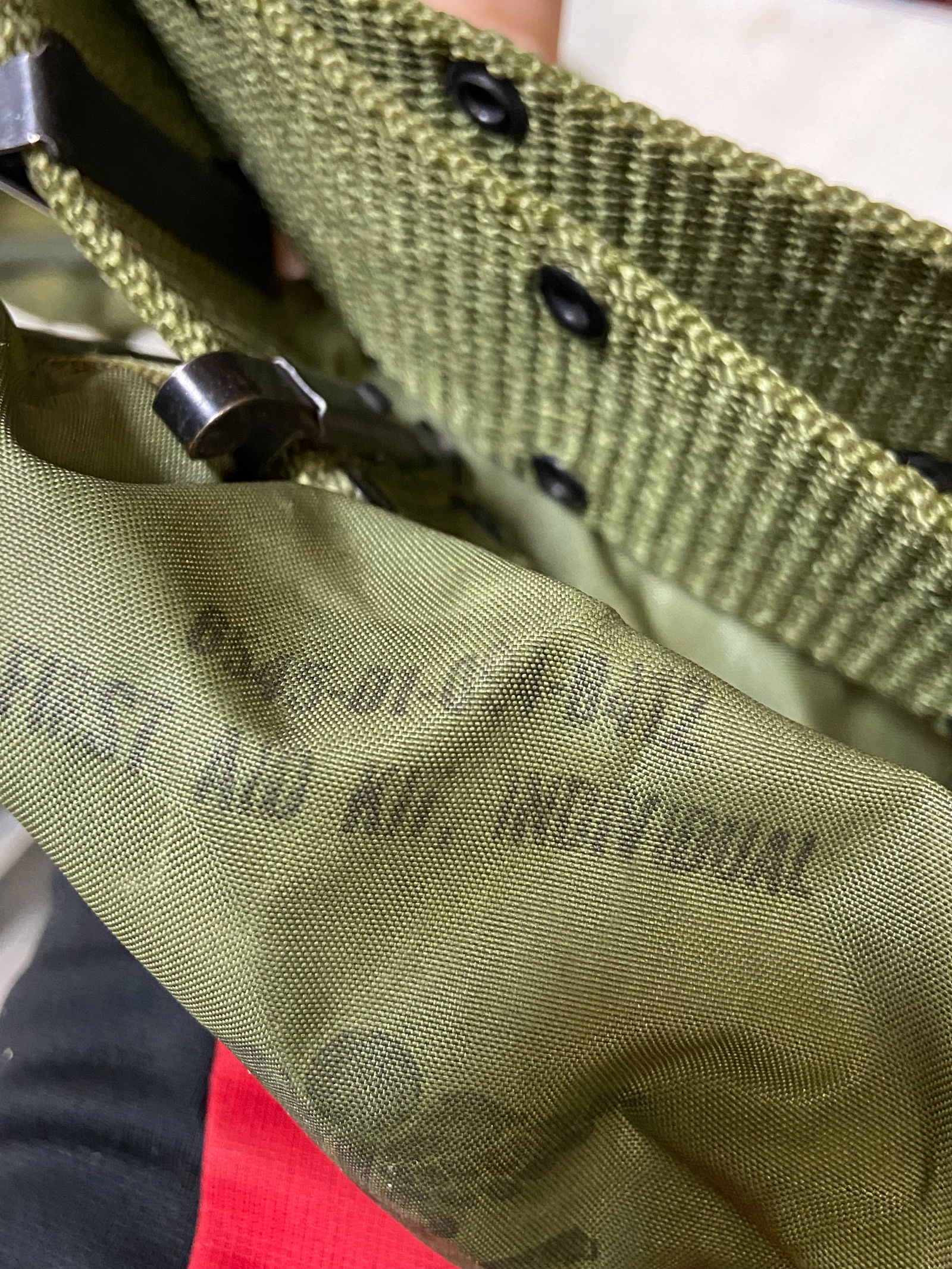 Lot of 6 Nylon Military Belts - 5