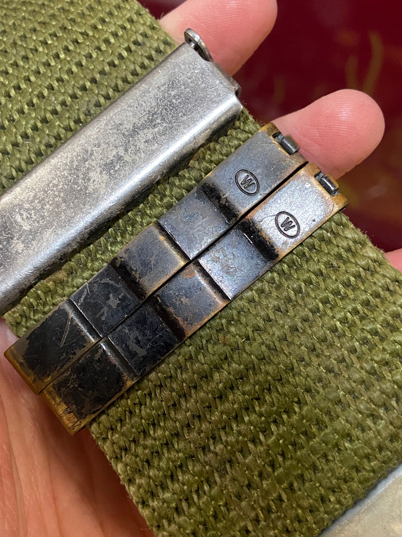 Lot of 6 Nylon Military Belts - 9