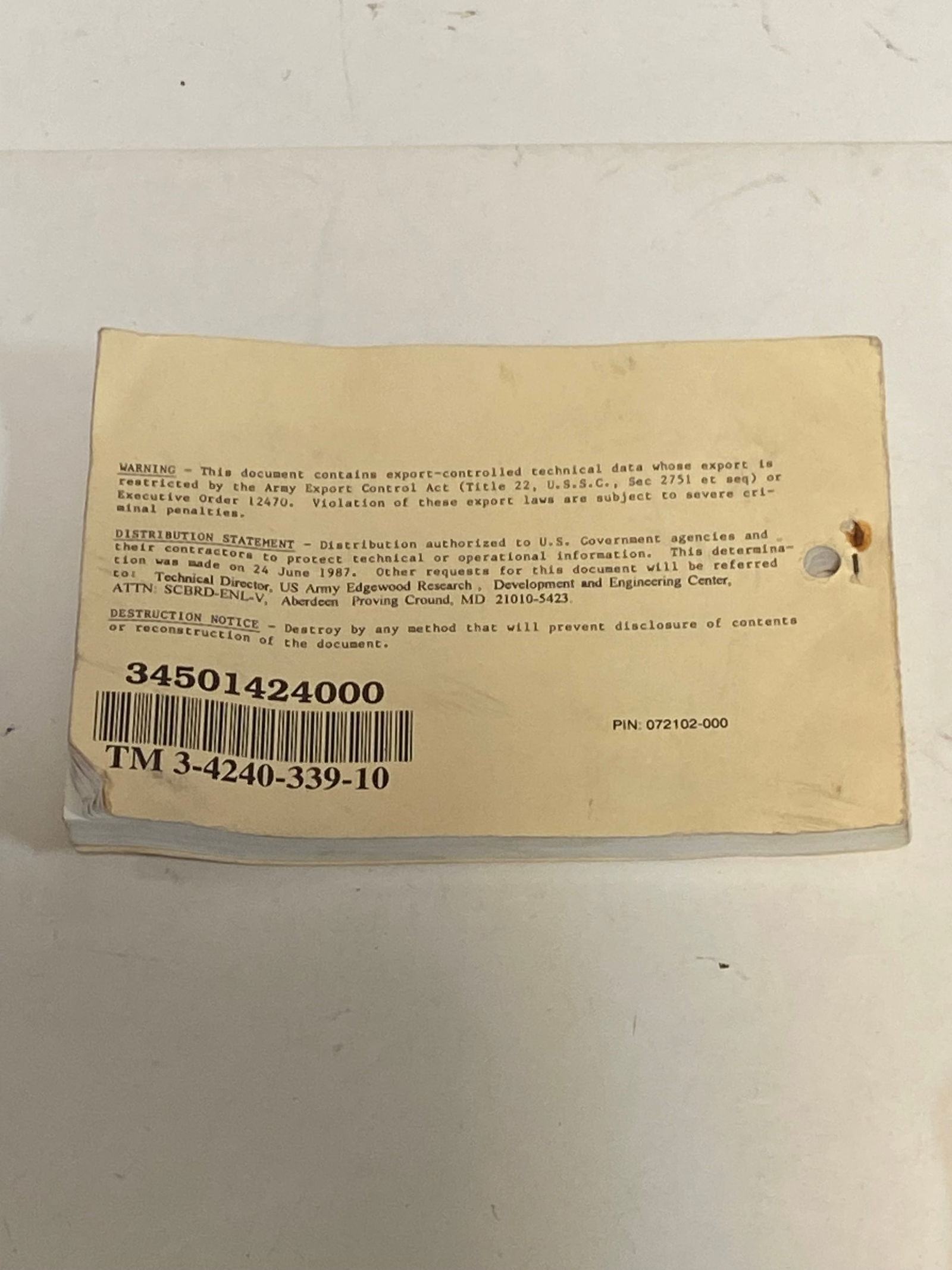 US Chemical Biological Field M40 Gas Mask in Bag with Manual - 5