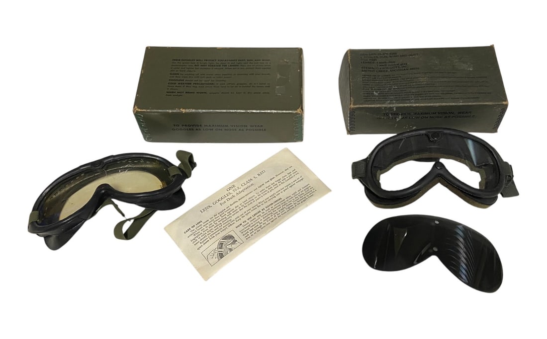 (2) Sets of Military Issued Goggles in Boxes (1 of 8)
