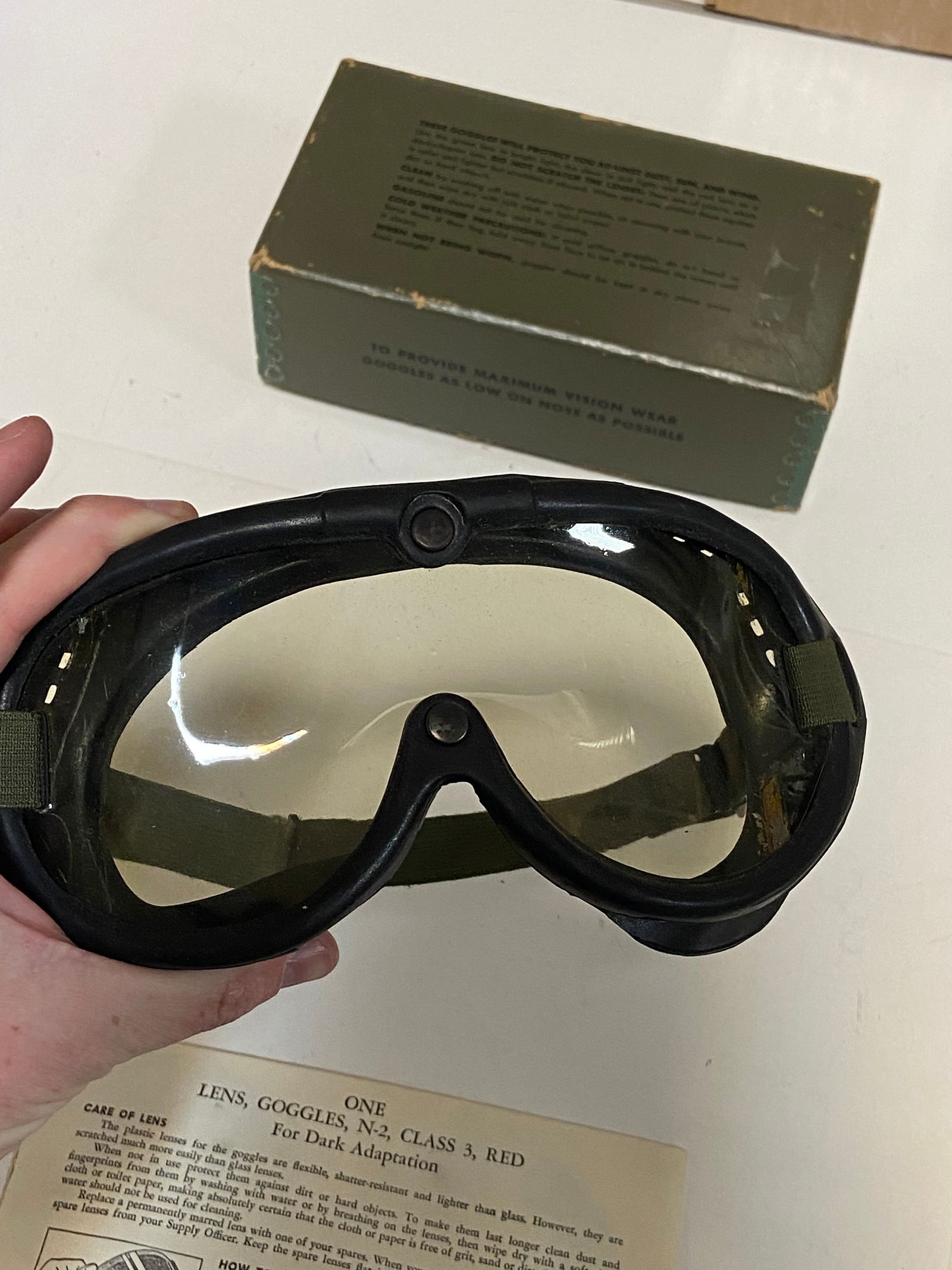 (2) Sets of Military Issued Goggles in Boxes - 3