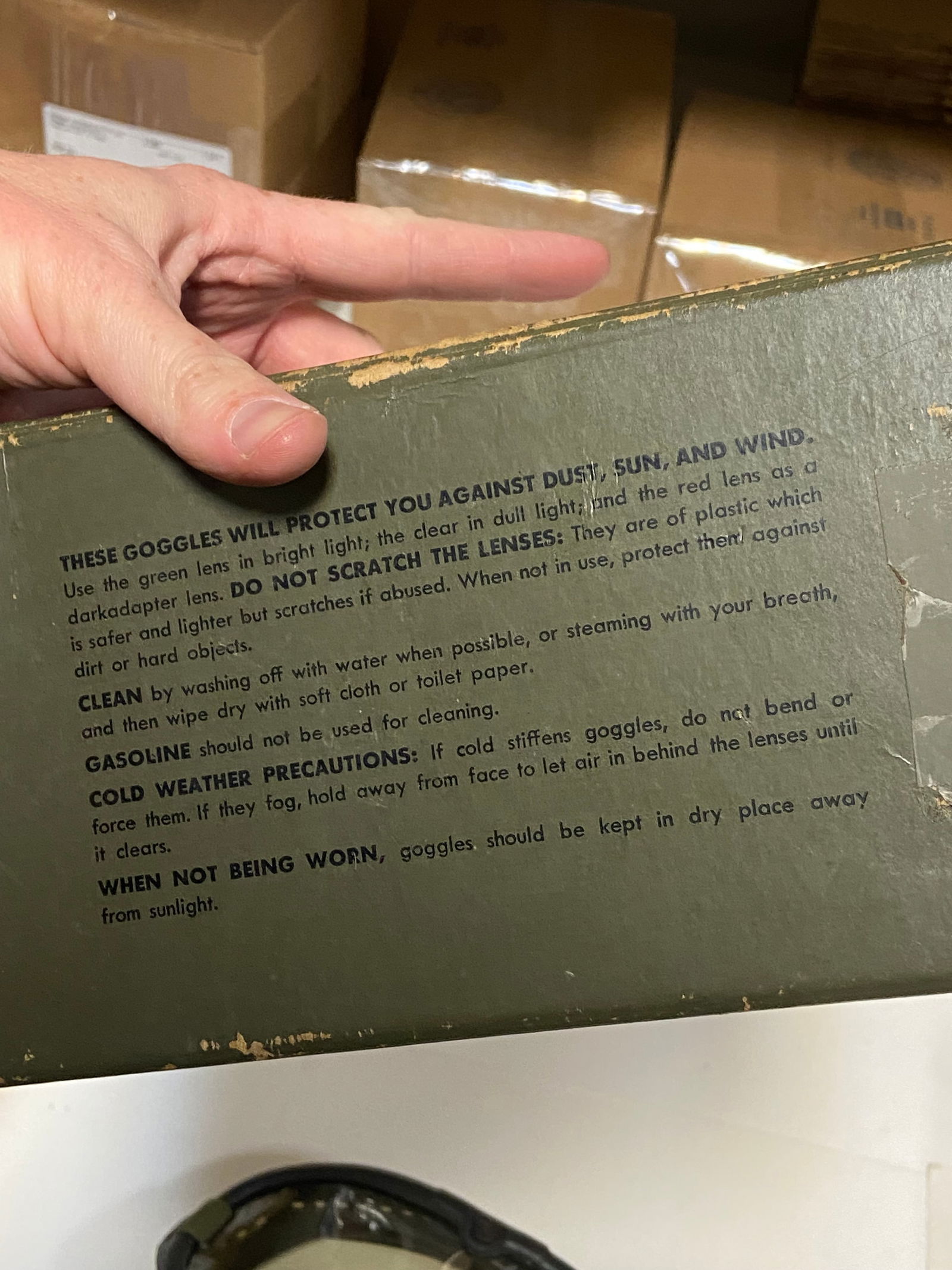 (2) Sets of Military Issued Goggles in Boxes - 4