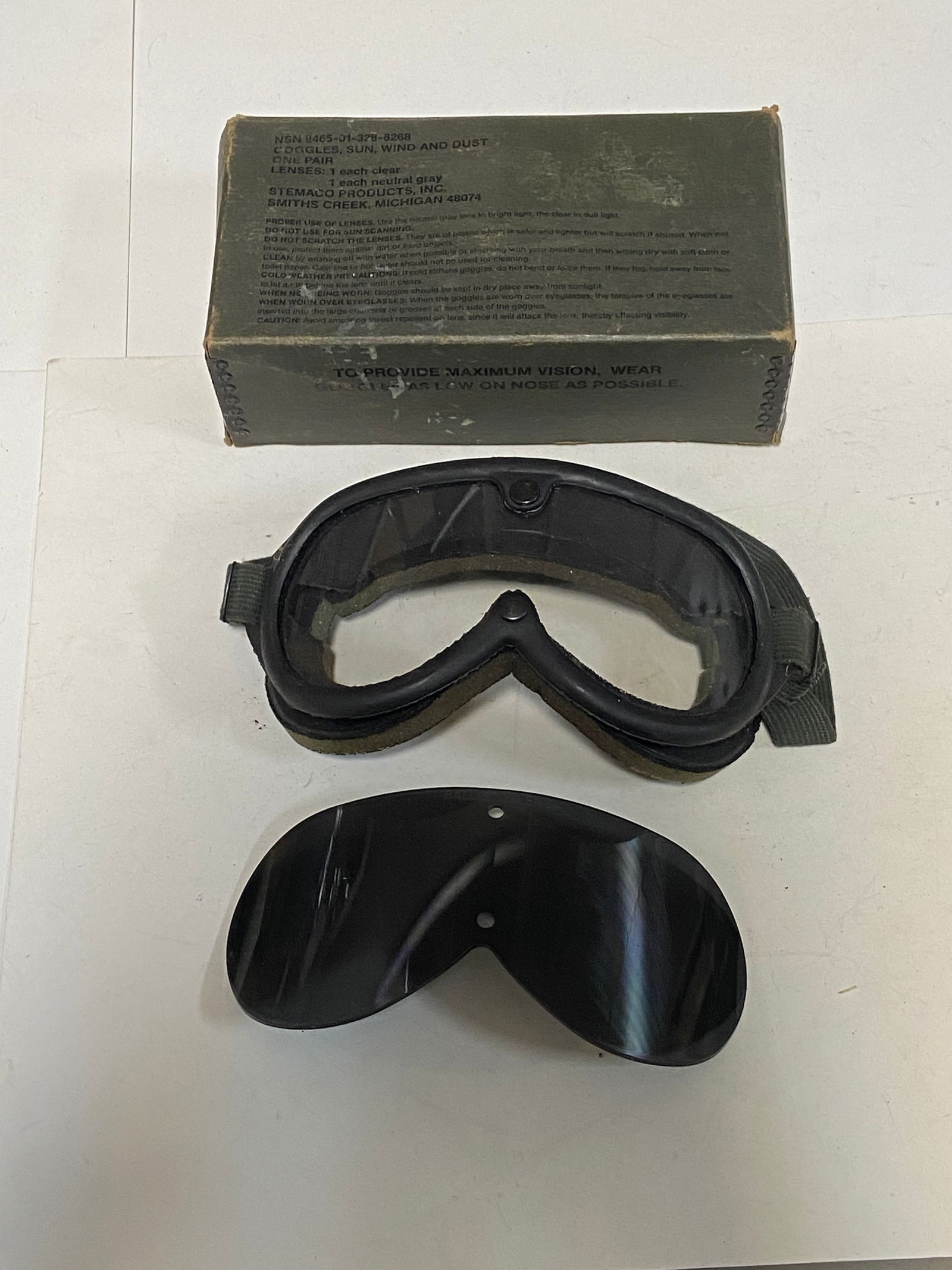 (2) Sets of Military Issued Goggles in Boxes - 7