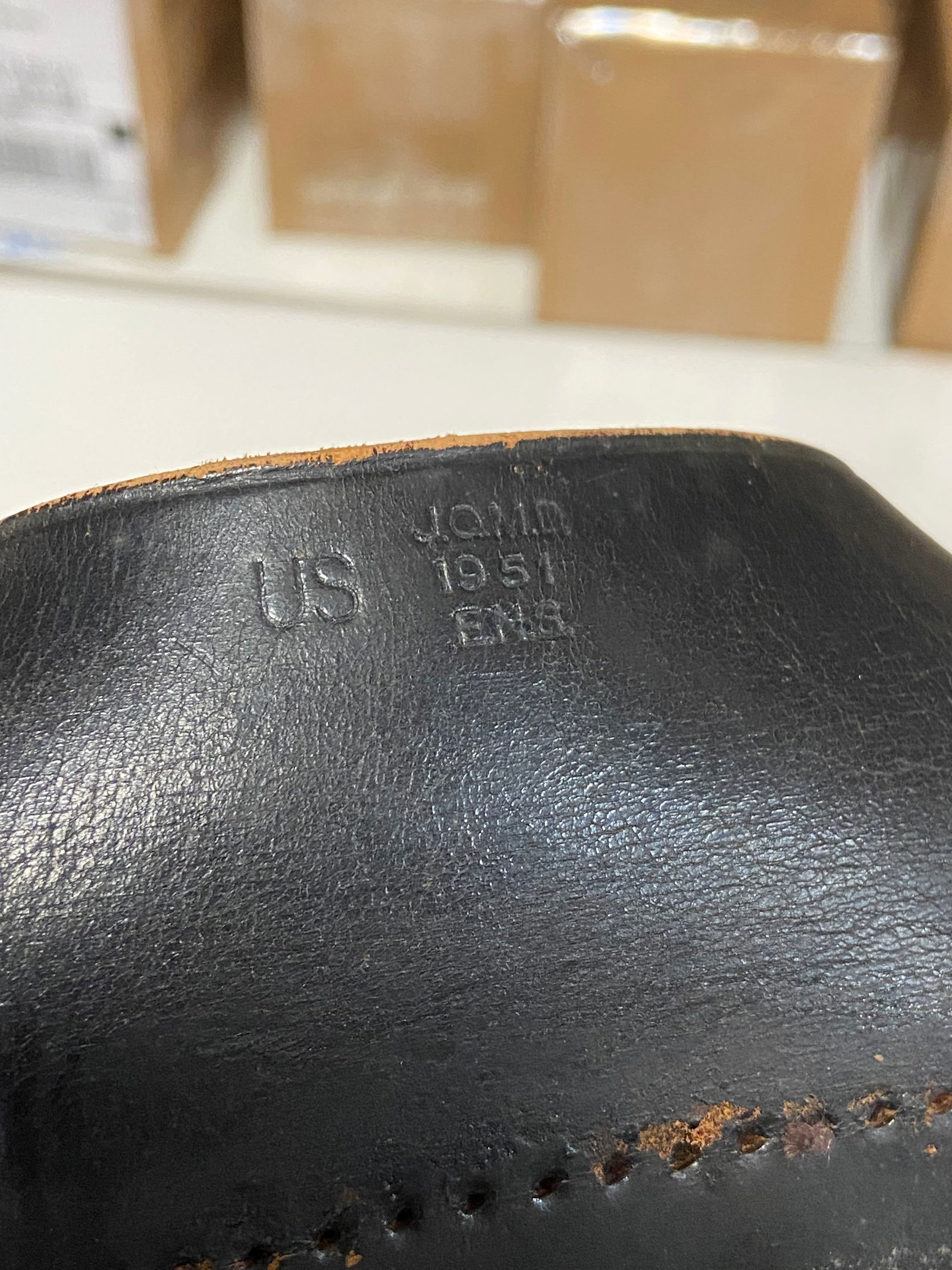 US Military and Police 1951 Dated Cross Shoulder Strap With 1911 Holster and Magazine Pouch - 5