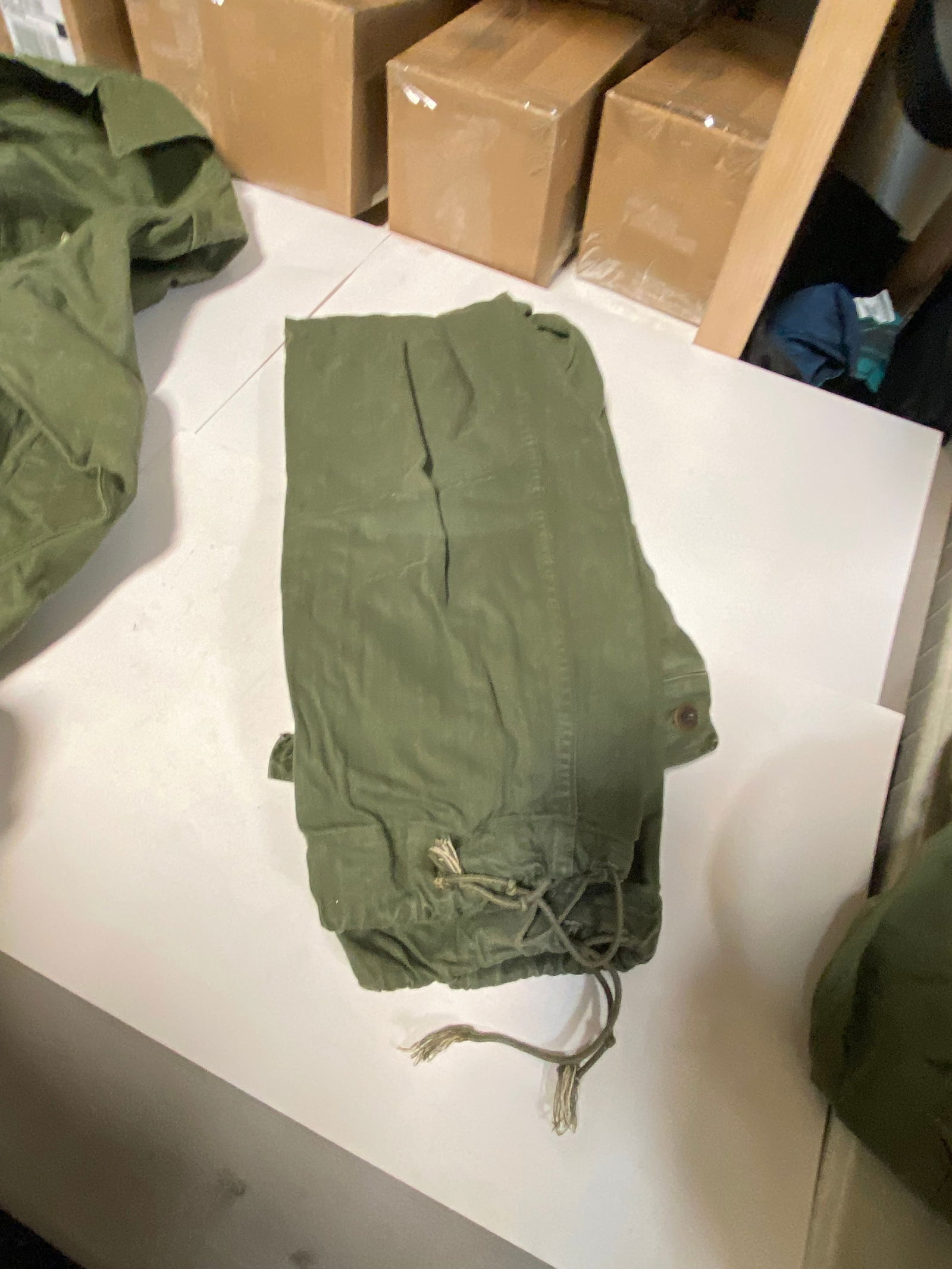 Lot of Vietnam Era HBT Pants/Jackets and Khaki Dress Shirts - 12