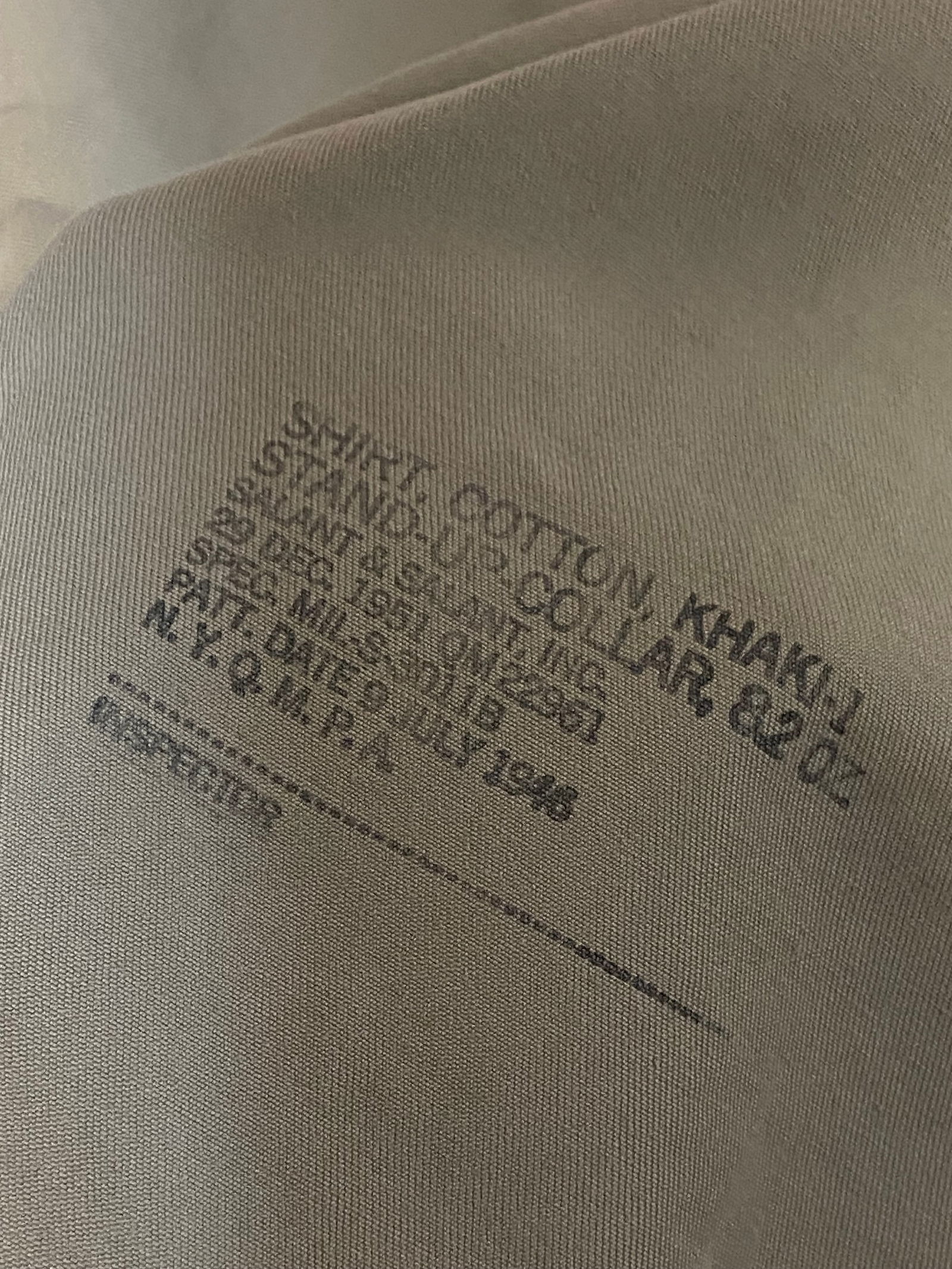 Lot of Vietnam Era HBT Pants/Jackets and Khaki Dress Shirts - 6