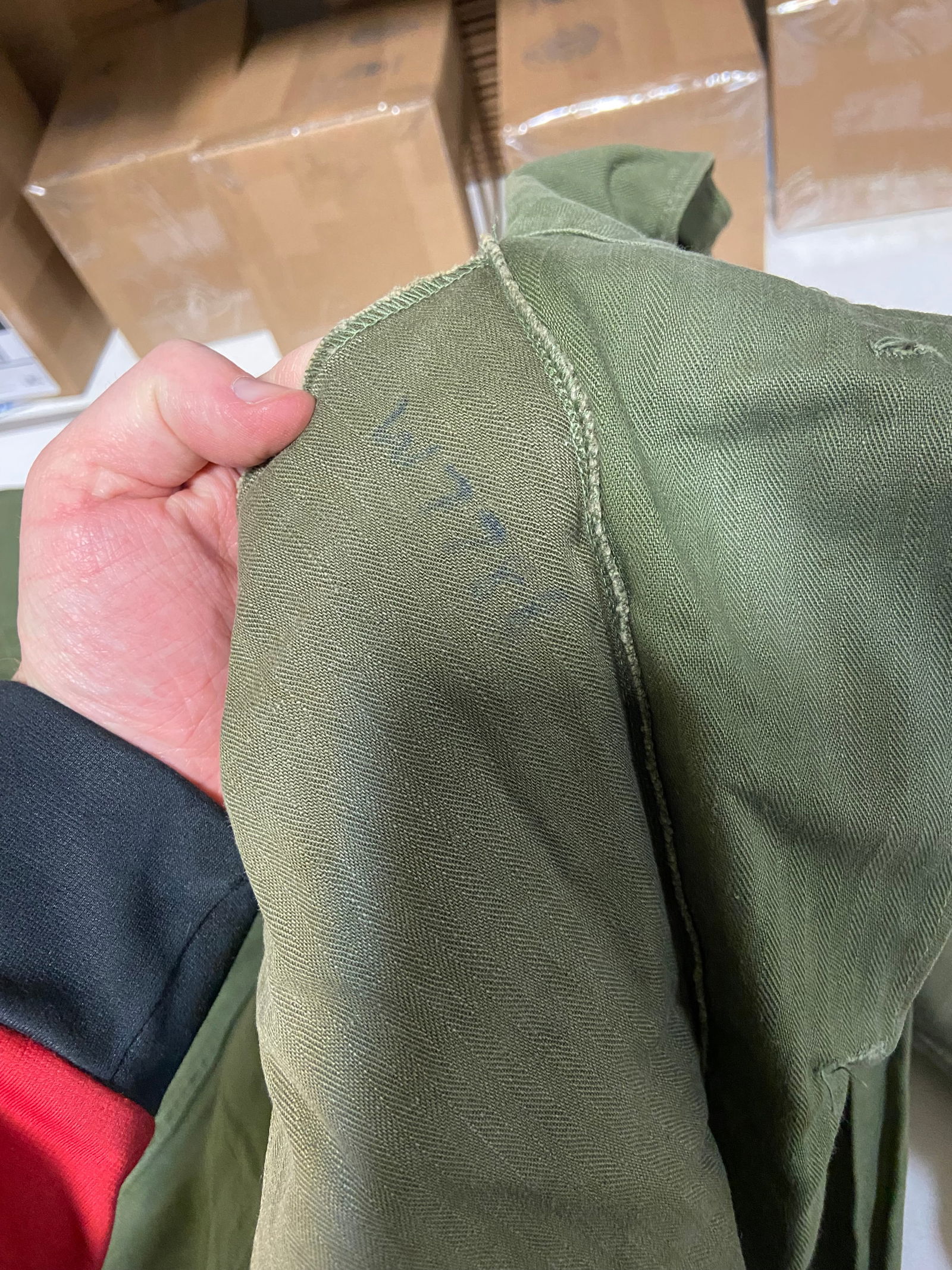 Lot of Vietnam Era HBT Pants/Jackets and Khaki Dress Shirts - 9