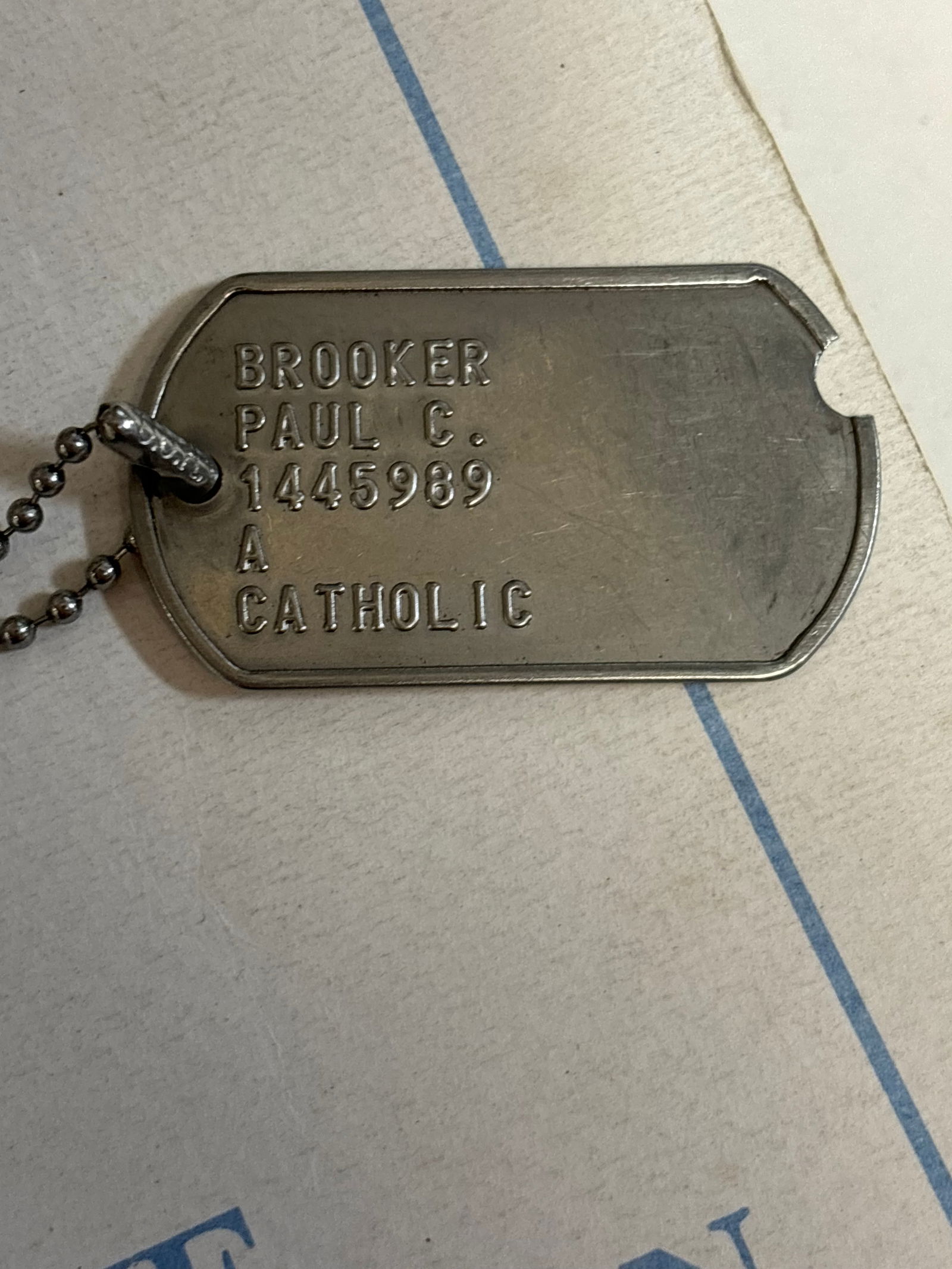 US 1st Marine Division Veteran Grouping ID'd - 9