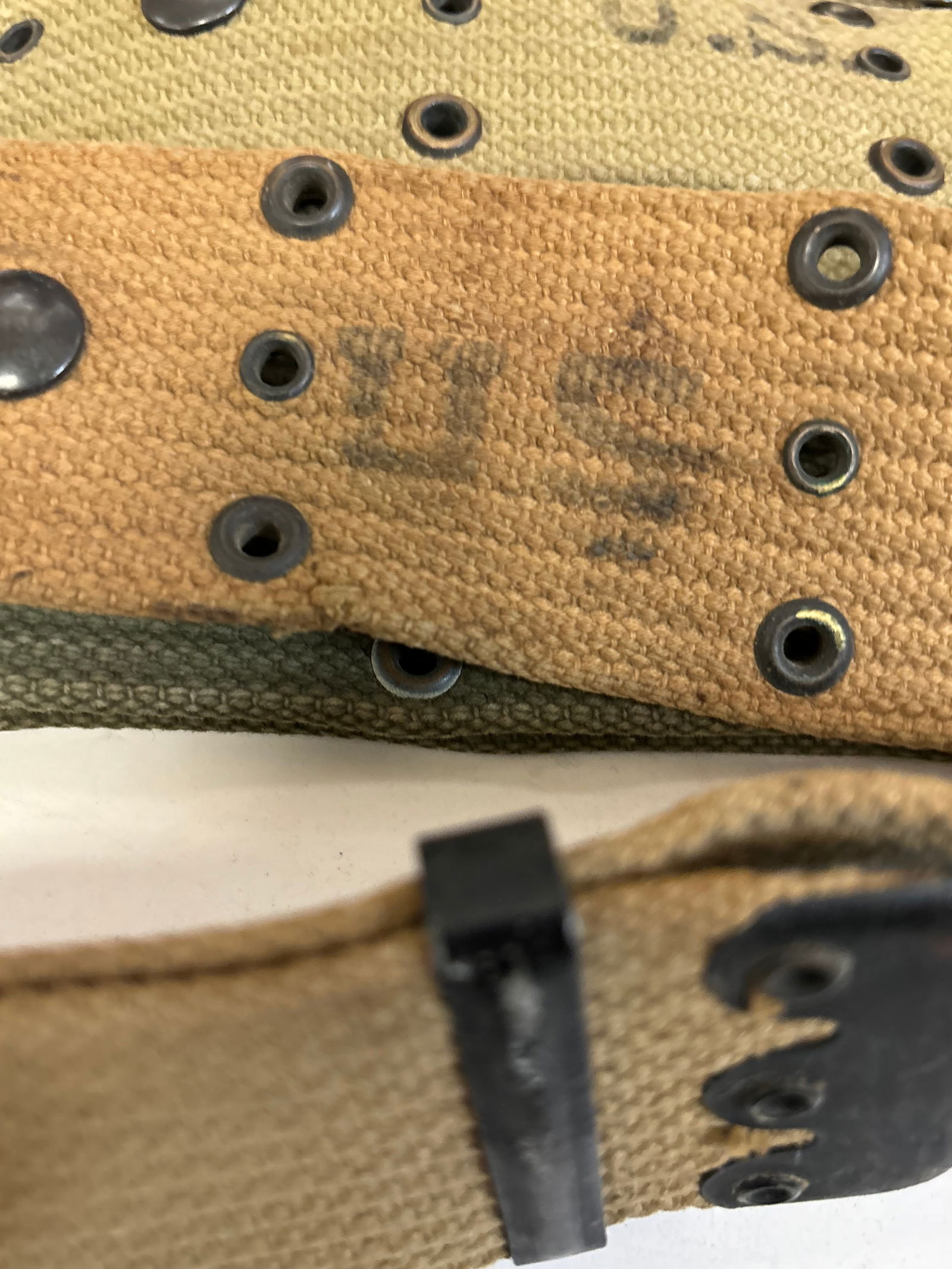 (12) Miscellaneous WWII Web Belts - 5