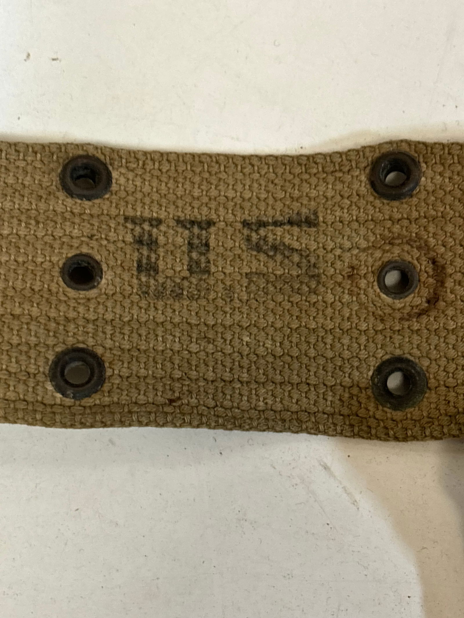 (3) WWII Belts with Miscellaneous Attachments - 6