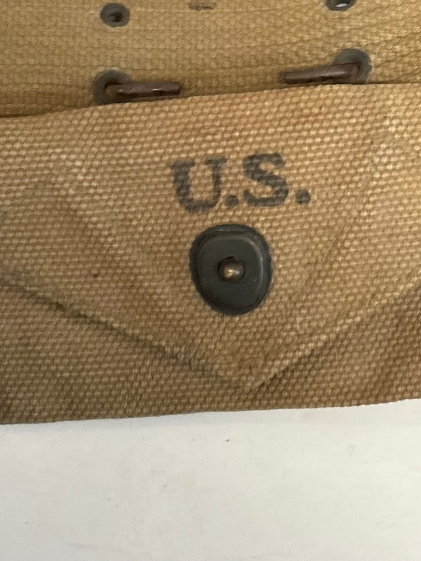 (3) WWII Belts with Miscellaneous Attachments - 7