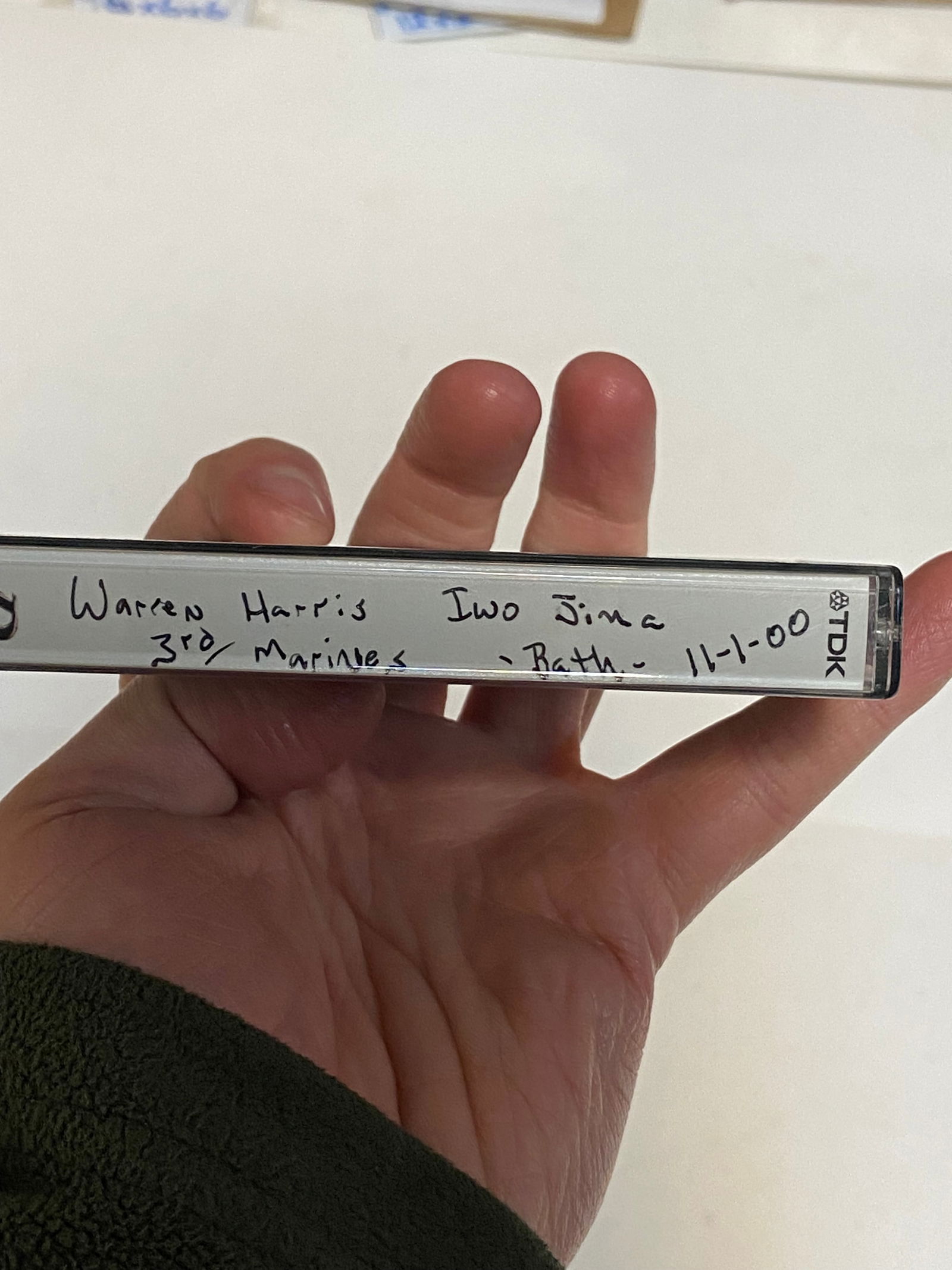 US WWII Veteran Memoir Tapes ID'd Warren Harris - 2