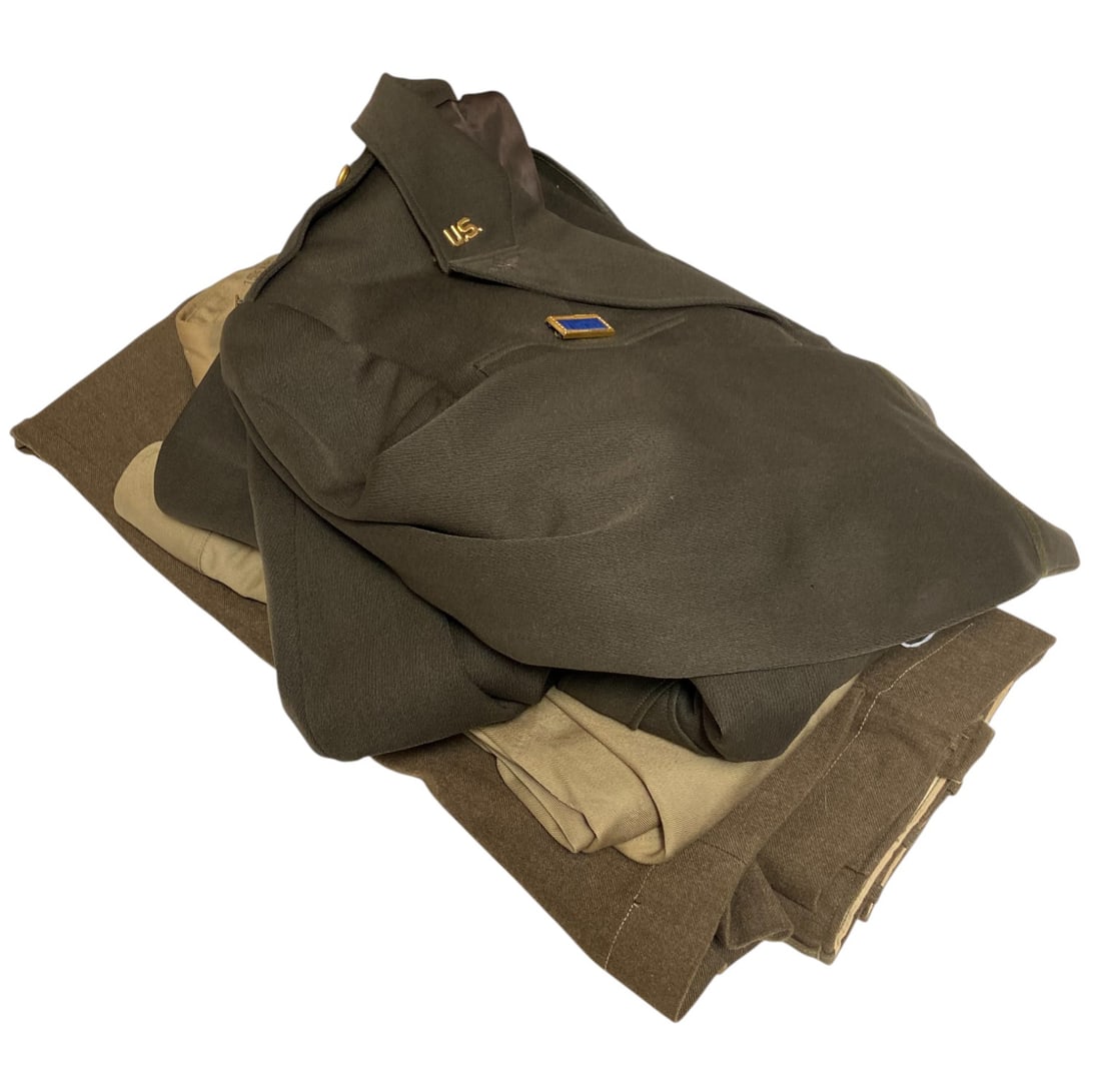 WWII US 8th AF Uniform with Laundry Number - 2