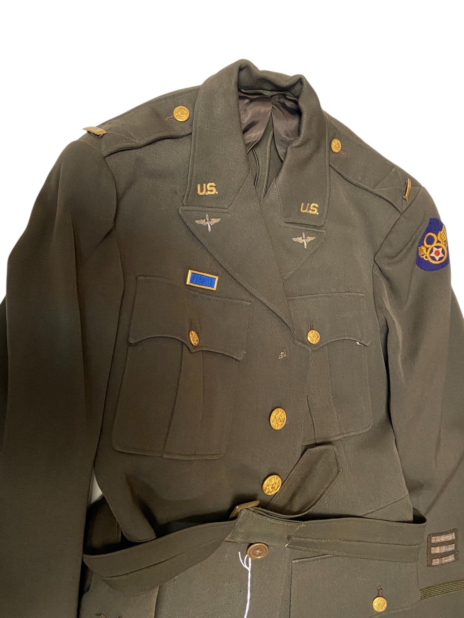 WWII US 8th AF Uniform with Laundry Number - 5