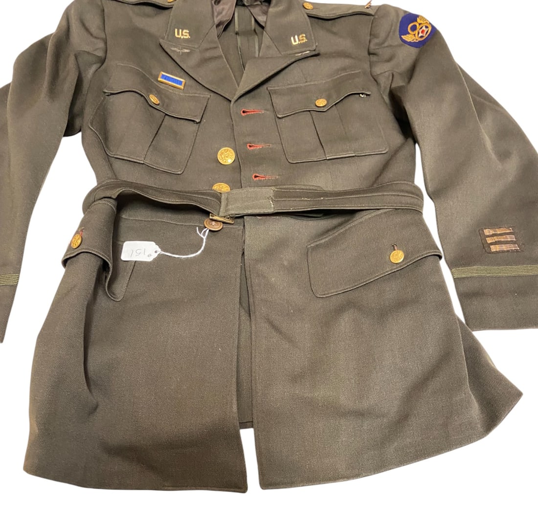 WWII US 8th AF Uniform with Laundry Number - 9