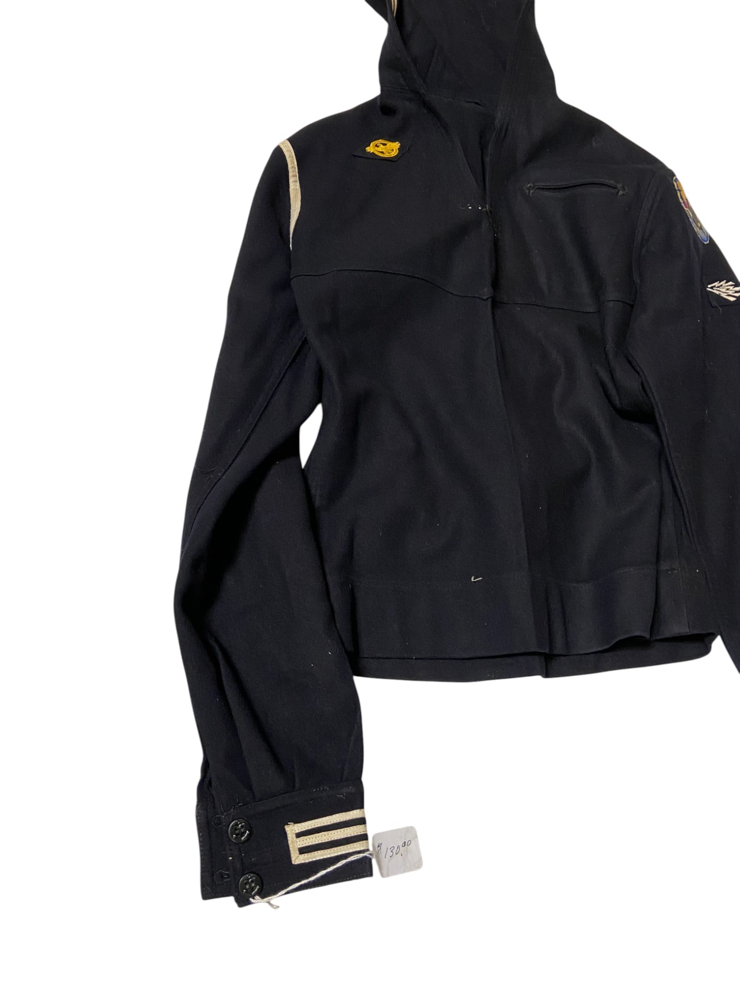 WWII Mine Sweeper US Navy Jumper Named to Earnest East - 5