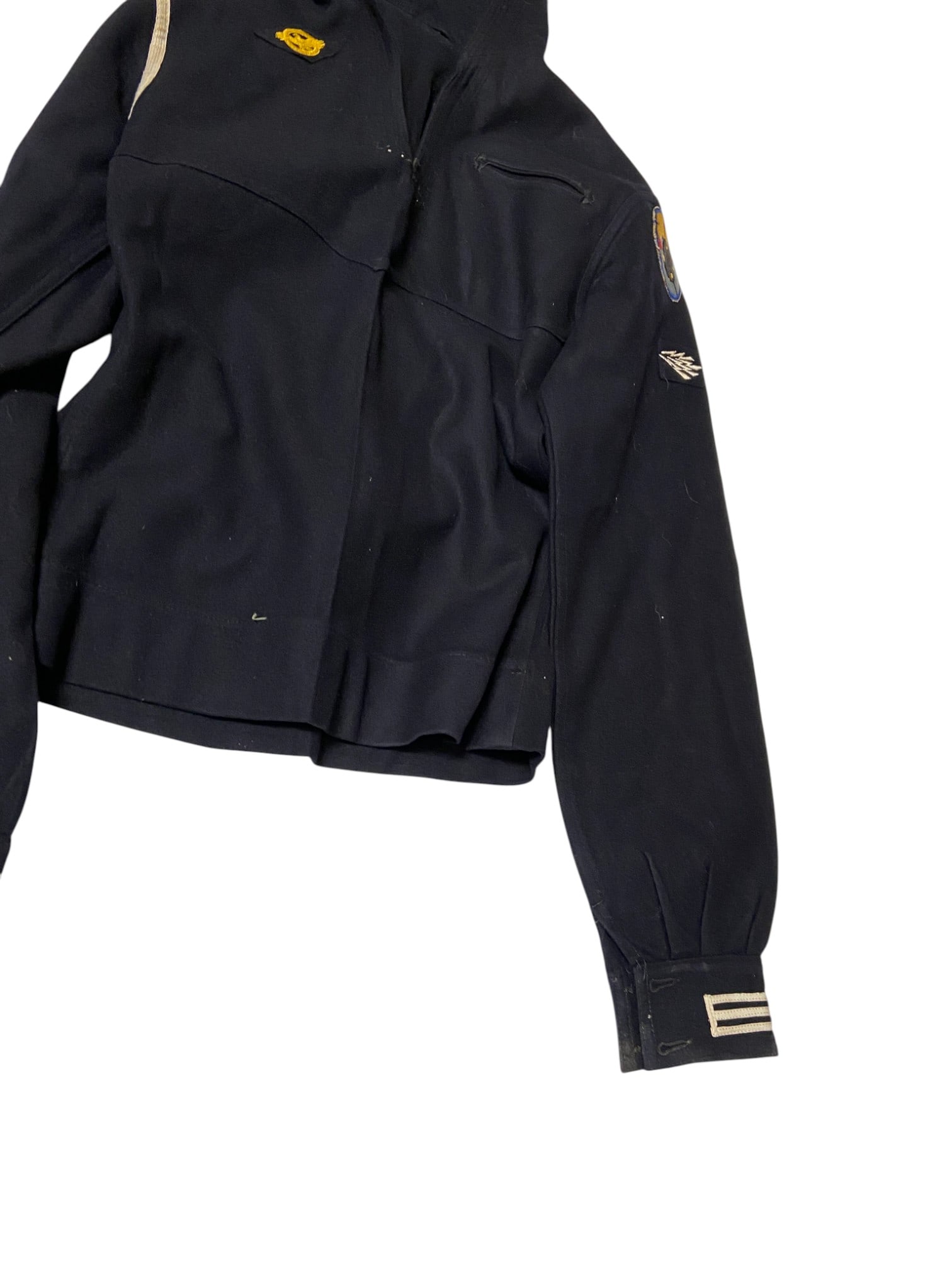 WWII Mine Sweeper US Navy Jumper Named to Earnest East - 6