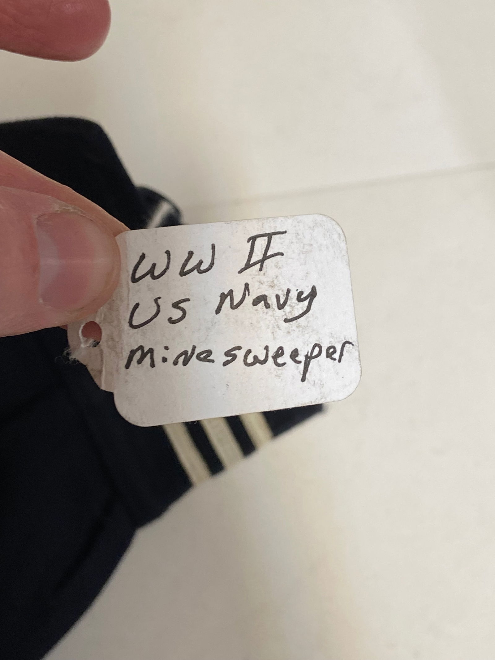 WWII Mine Sweeper US Navy Jumper Named to Earnest East - 9