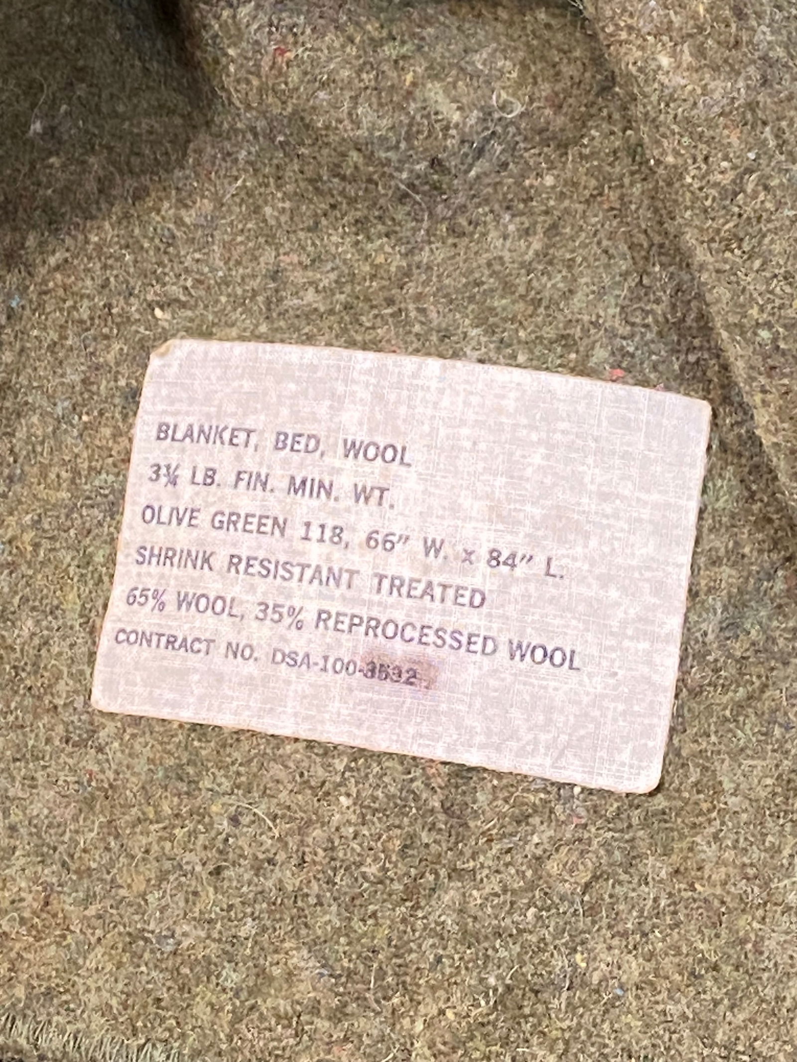 (2) WWII US Army Wool Blankets - 8