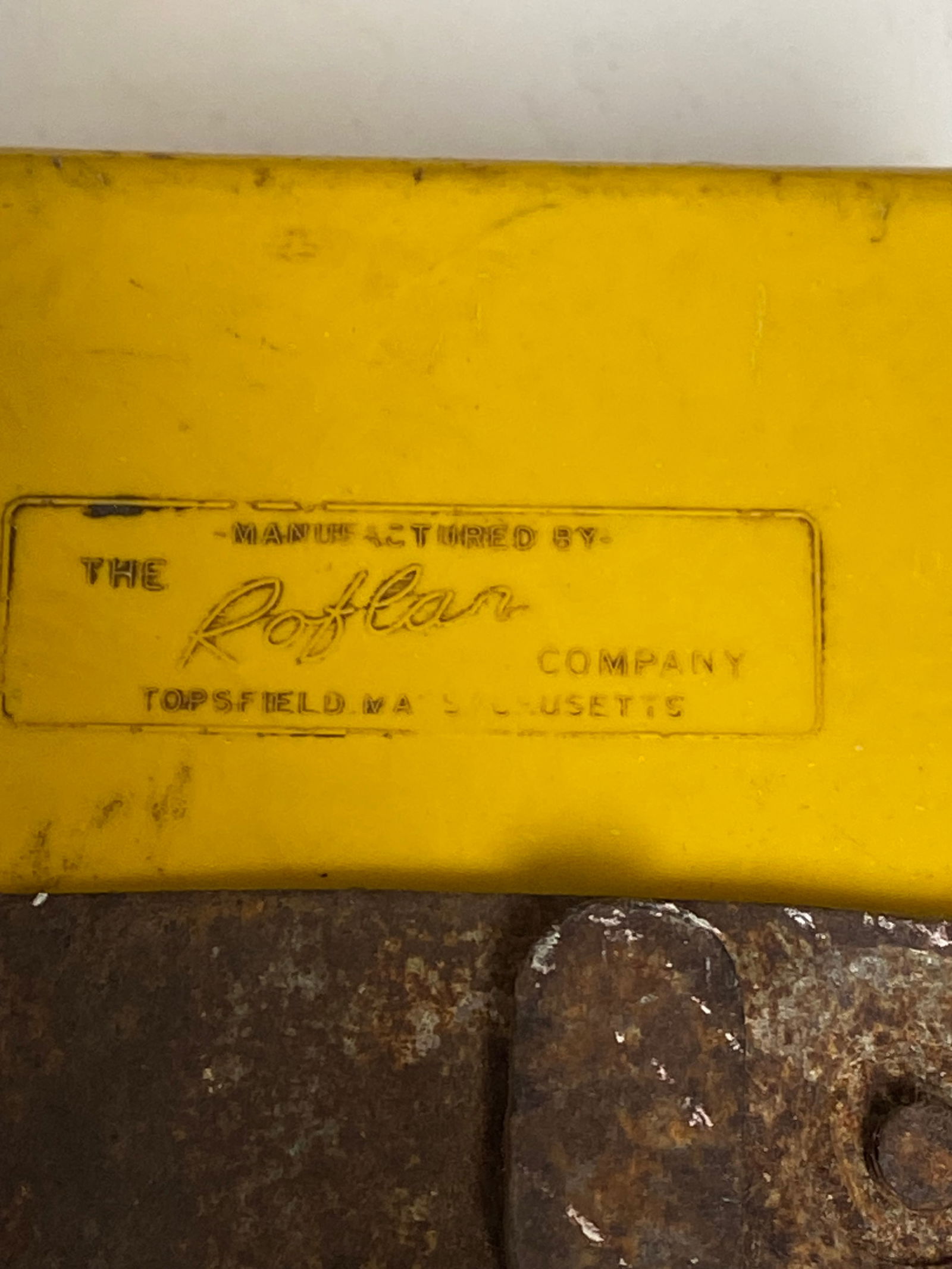 WWII US Navy Ship The Roflan Co Lantern - 4