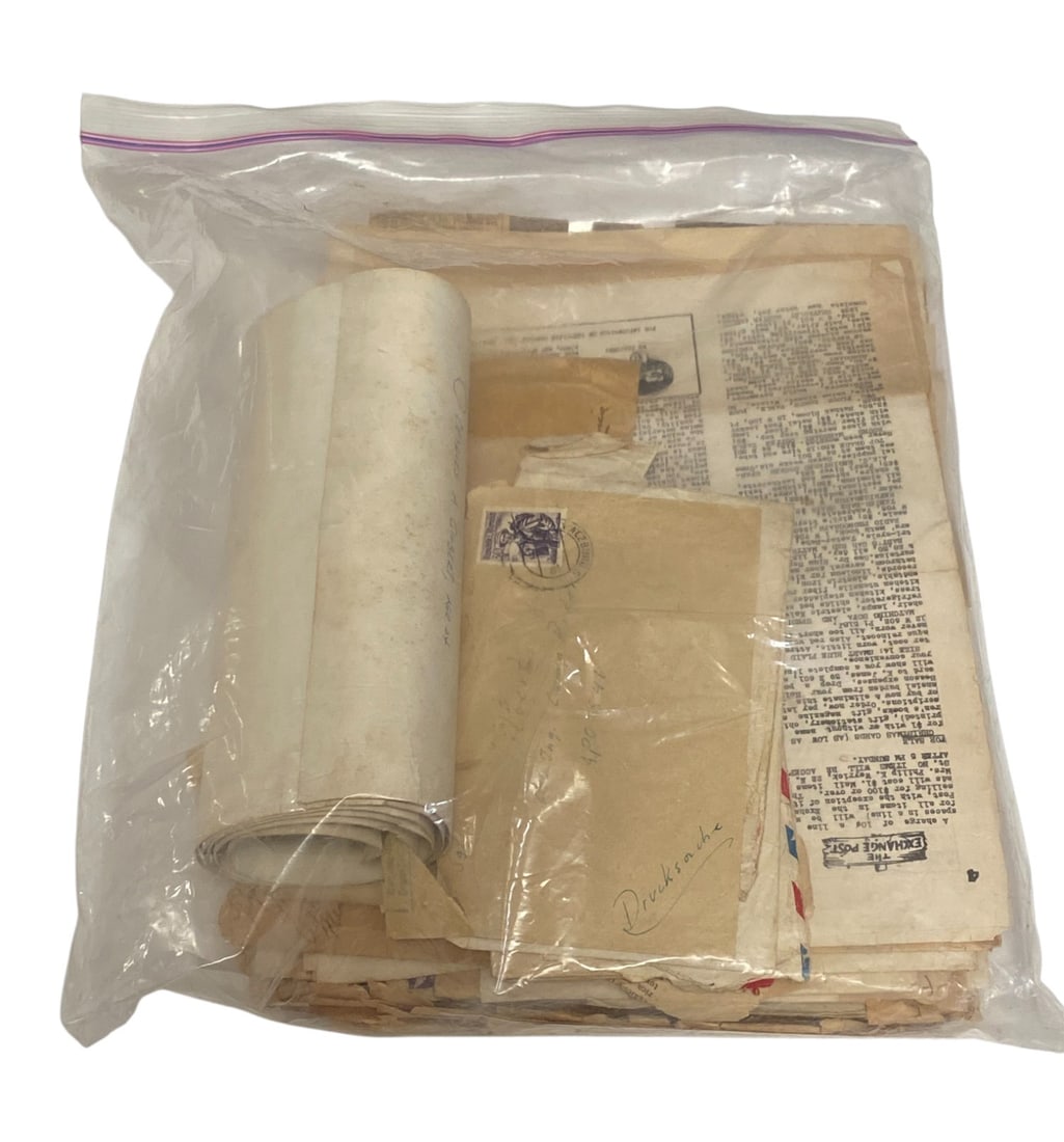 WWII US Paper Grouping to Charles A Gilbert: Aged 24 in 1942