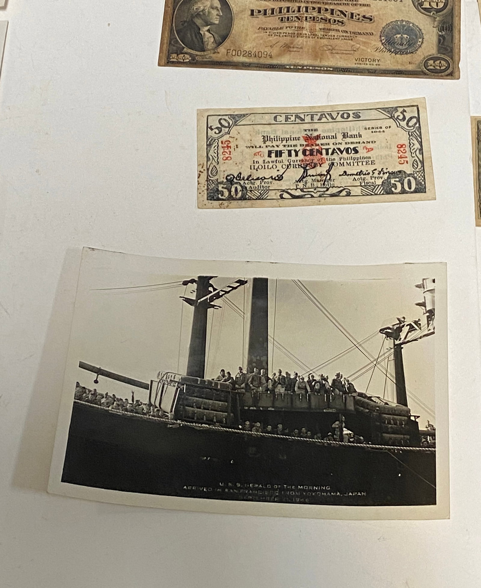 Various WWI-WWII Pictures, Post Cards, and Paper Items - 10