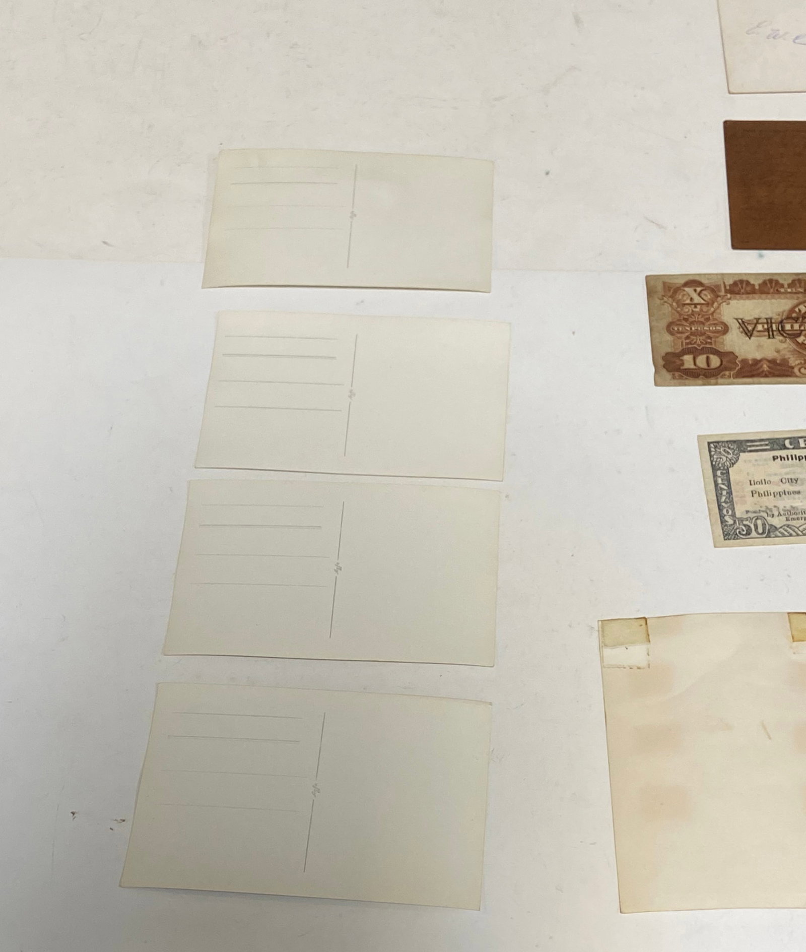 Various WWI-WWII Pictures, Post Cards, and Paper Items - 16