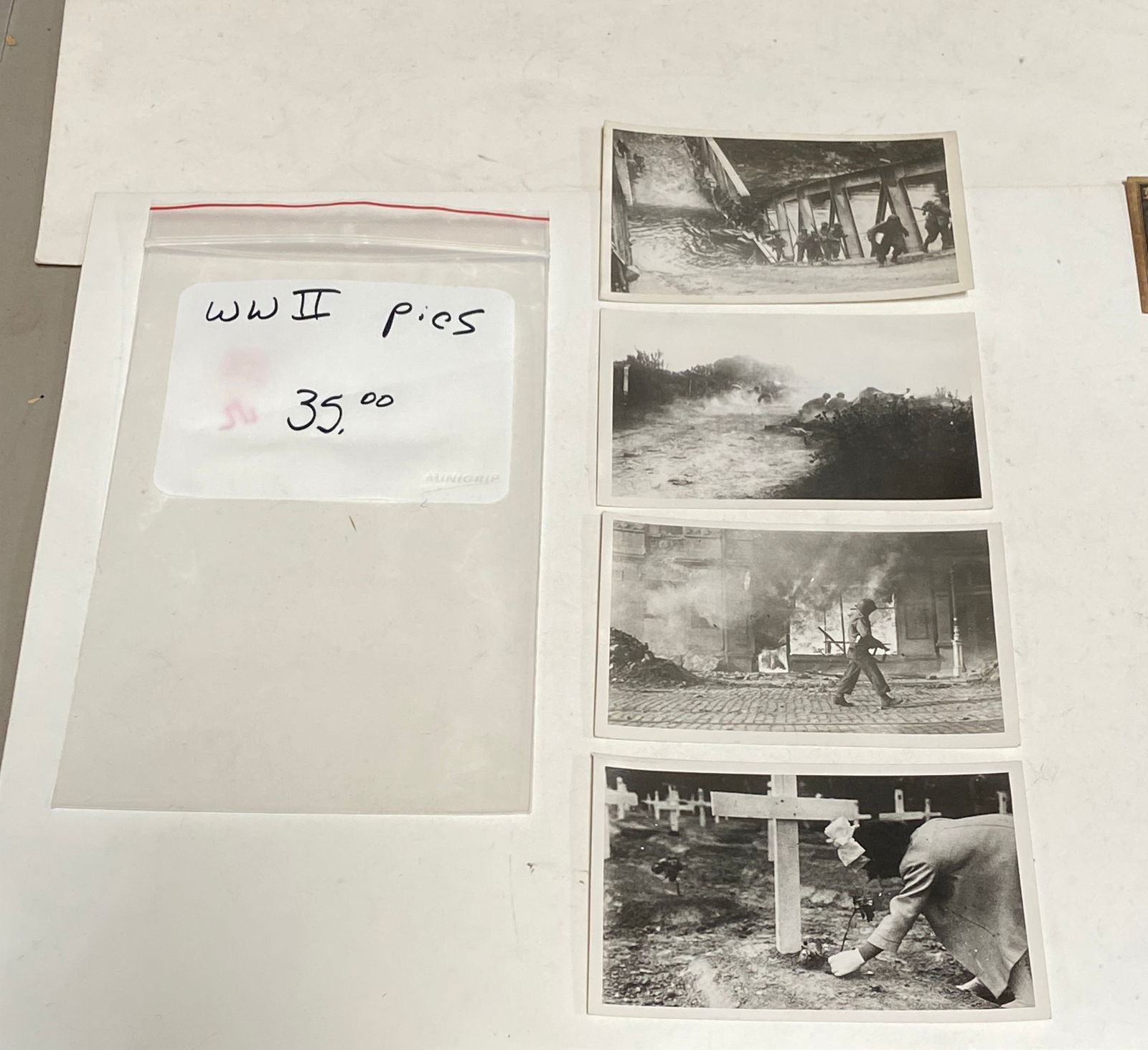 Various WWI-WWII Pictures, Post Cards, and Paper Items - 3