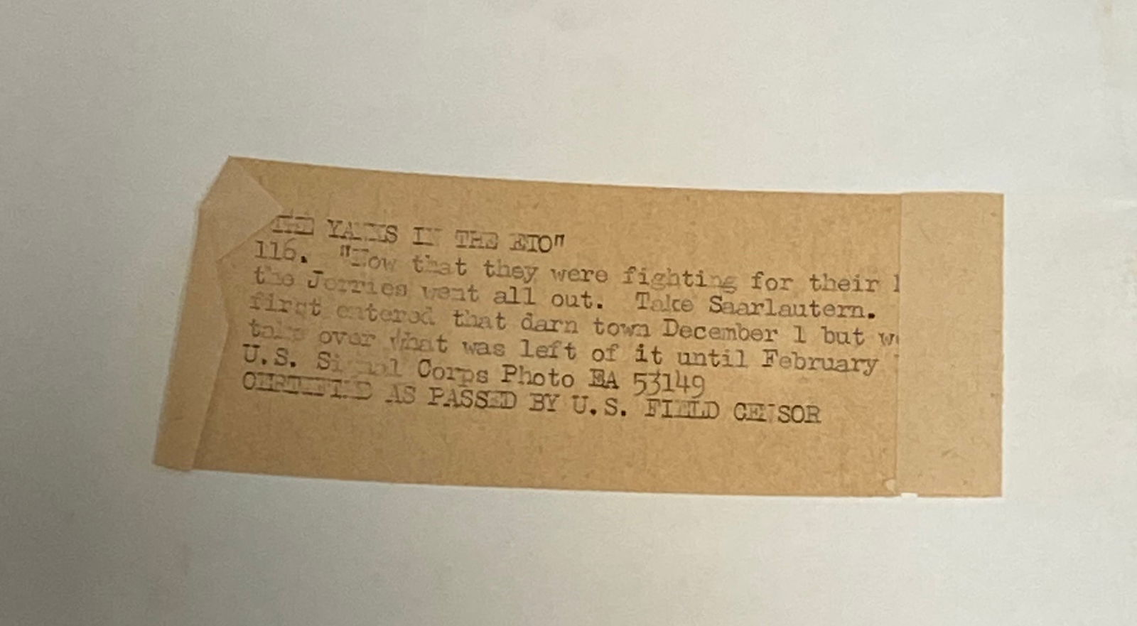 (7) Large WWII Photos of US Troops in European Theater - 14