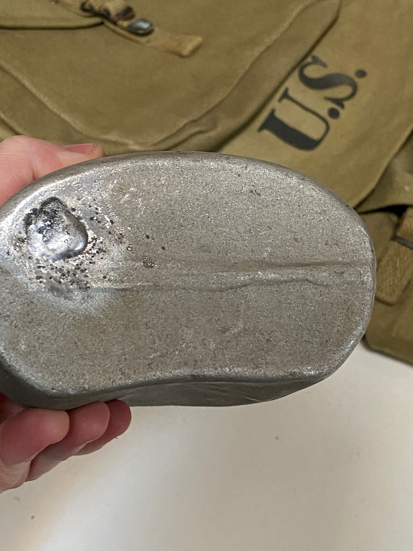 (2) WWII US Military Bags and (1) Canteen - 3