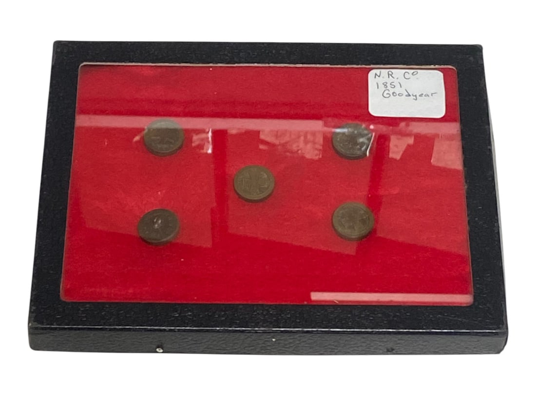 NR Co 1851 Goodyear Buttons Imperial Germany: See photos 