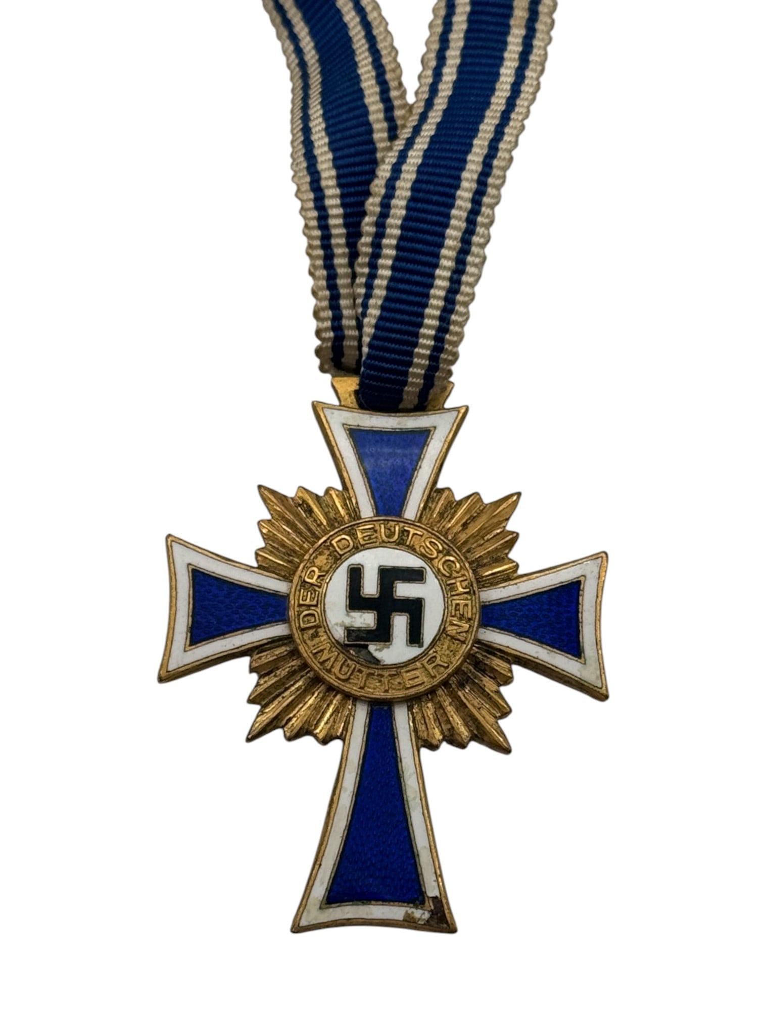 German WWII Full Size Gold, Silver and Bronze Mother's Cross Awards w/ Ribbons - 6