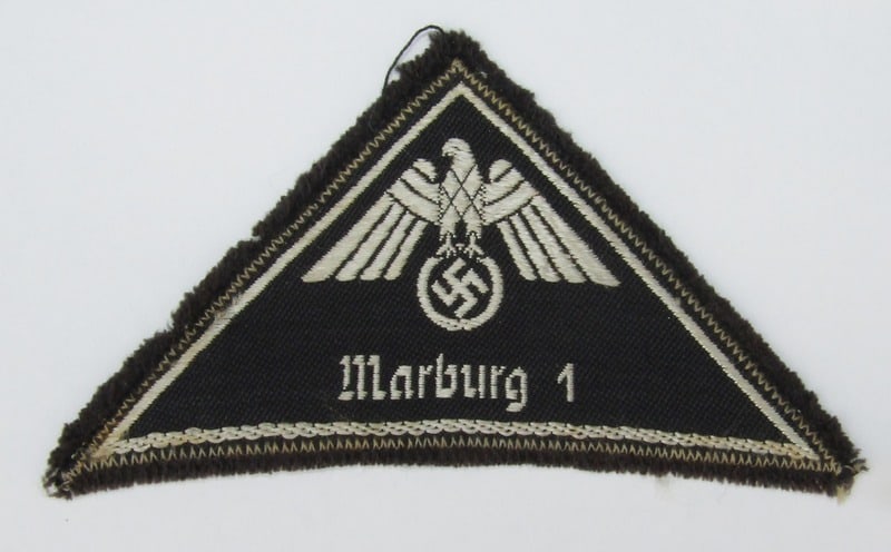 German WWII Stretcher Bearer Helper Armband & DRK (Red Cross) District Patches - 4