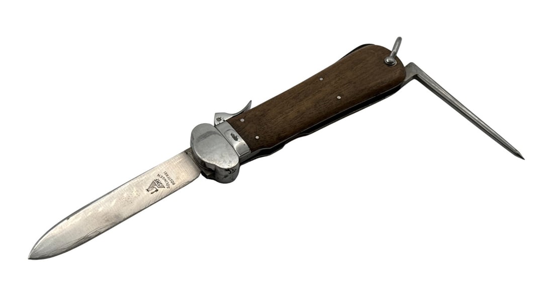 German WWII Paratrooper Gravity Knife by SMF Solingen (1 of 15)
