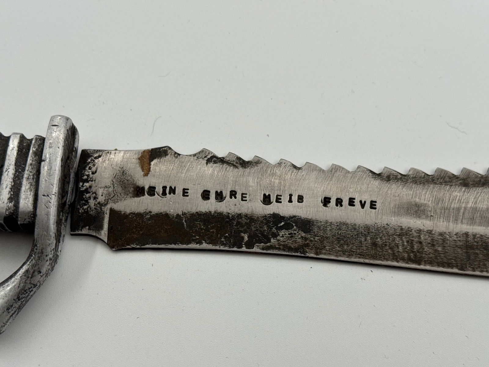 German WWII Military Eagle Head Knife – RZM Marked and WaA163. AH/38 Blade - 3