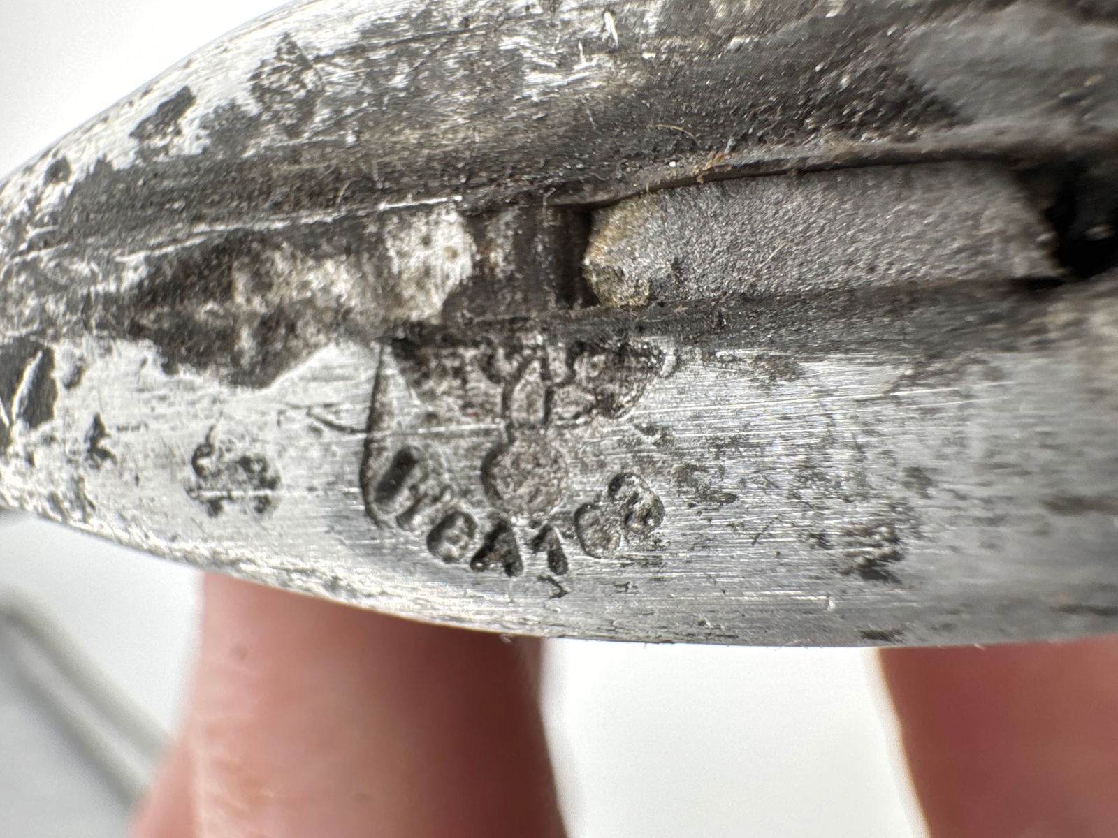 German WWII Military Eagle Head Knife – RZM Marked and WaA163. AH/38 Blade - 9