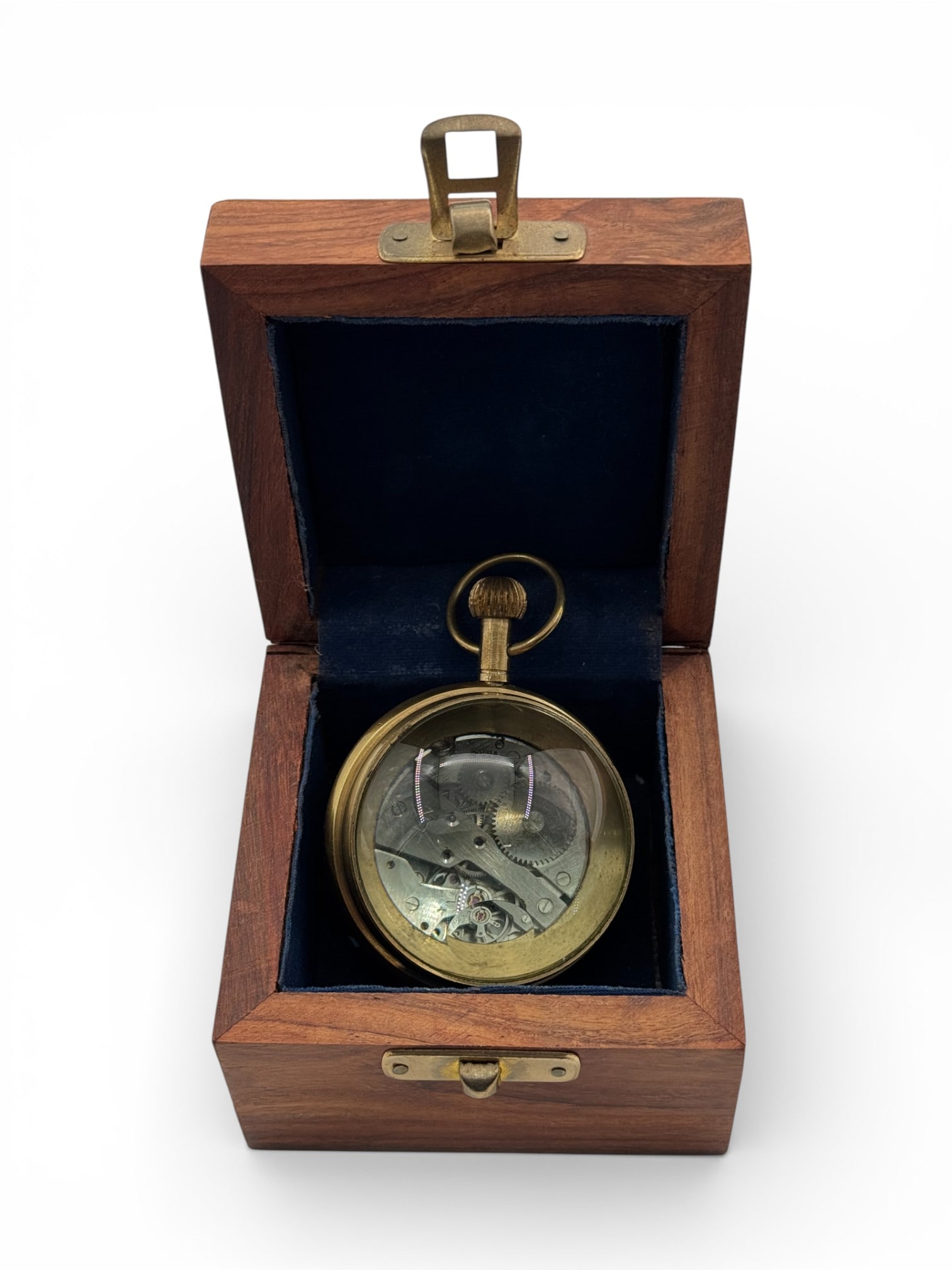 Interesting German Type VII-C “Grave Wolf” U-96 Submarine Crystal Ball Table Clock in Ca - 2