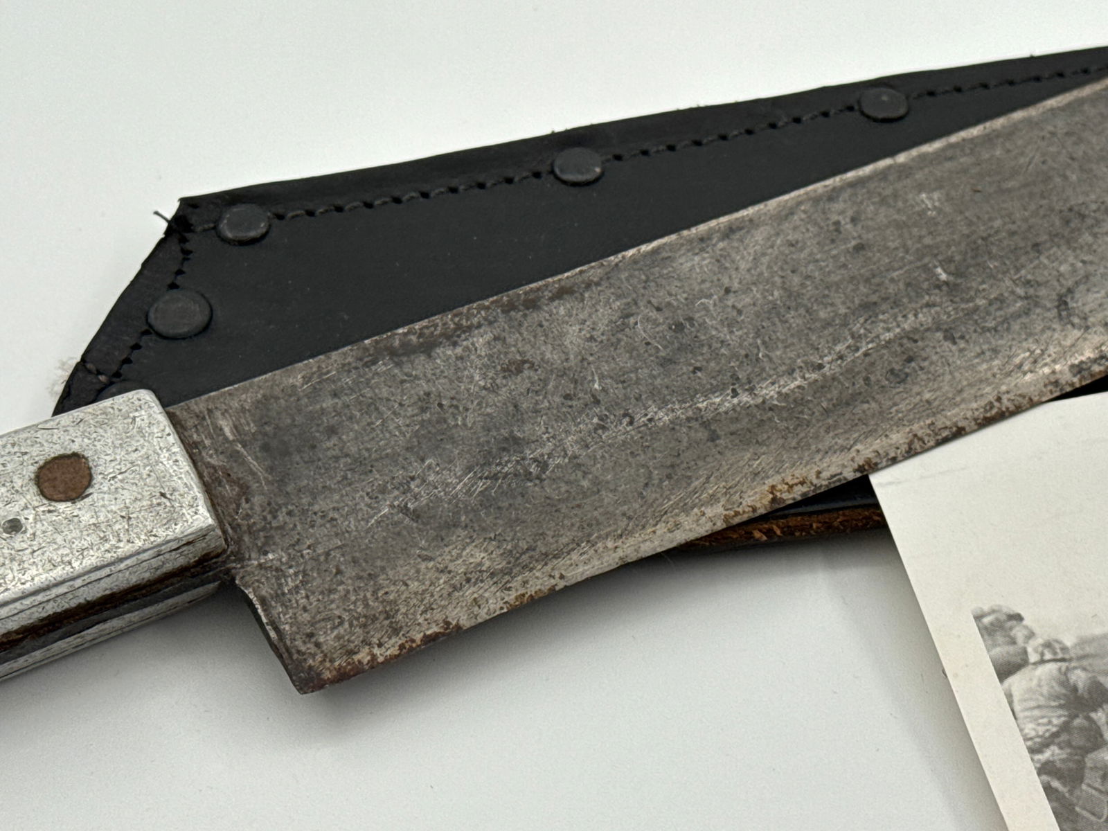 US WWII USMC 4th Marine Division “Kill Japs” Iwo Jima Theatre-Made Knife - 8