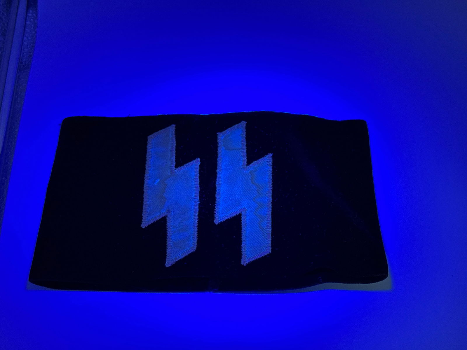 German WWII SS Armband with RZM Tag - 4