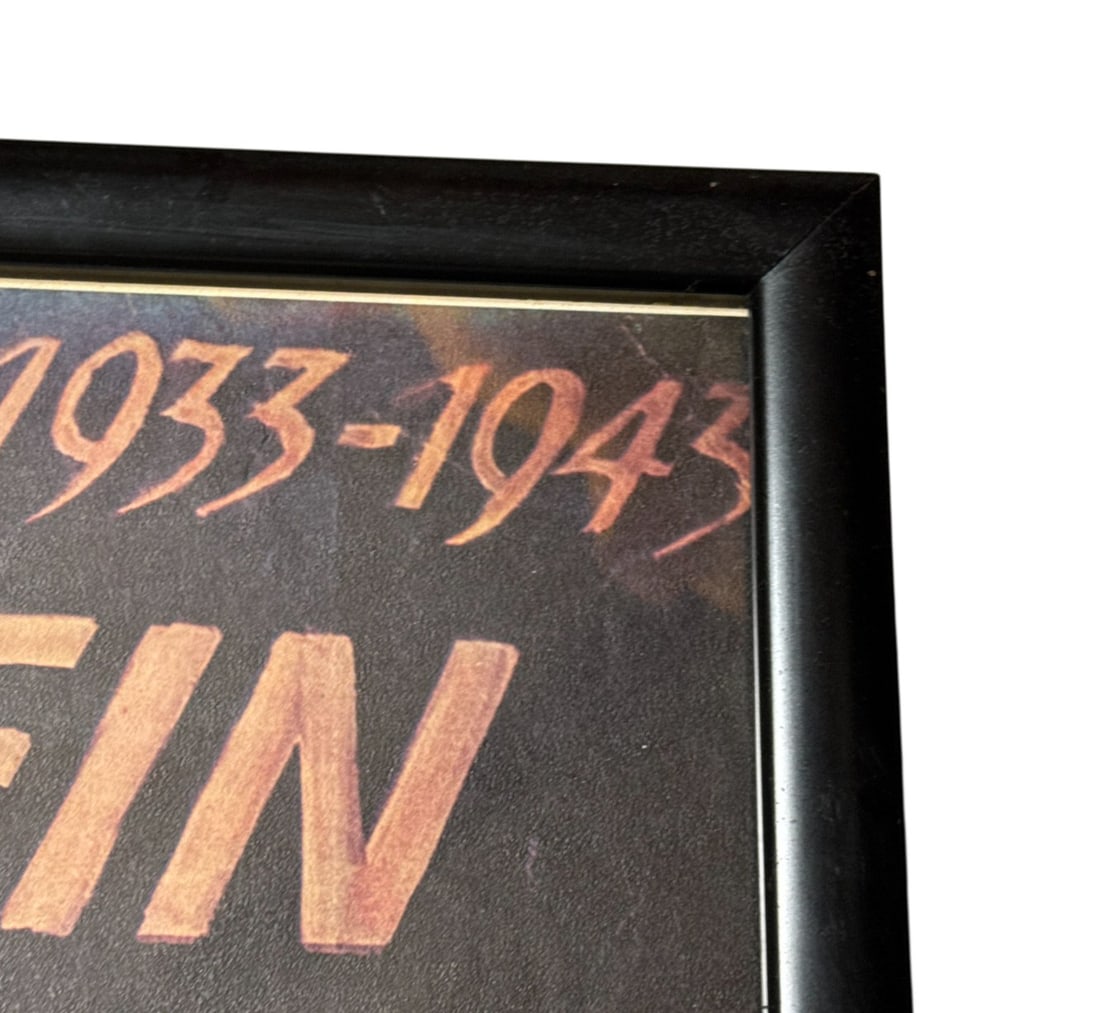 Framed WWII German Nazi Propaganda 10th Anniversary "One Struggle. One Victory!" Poster - 4