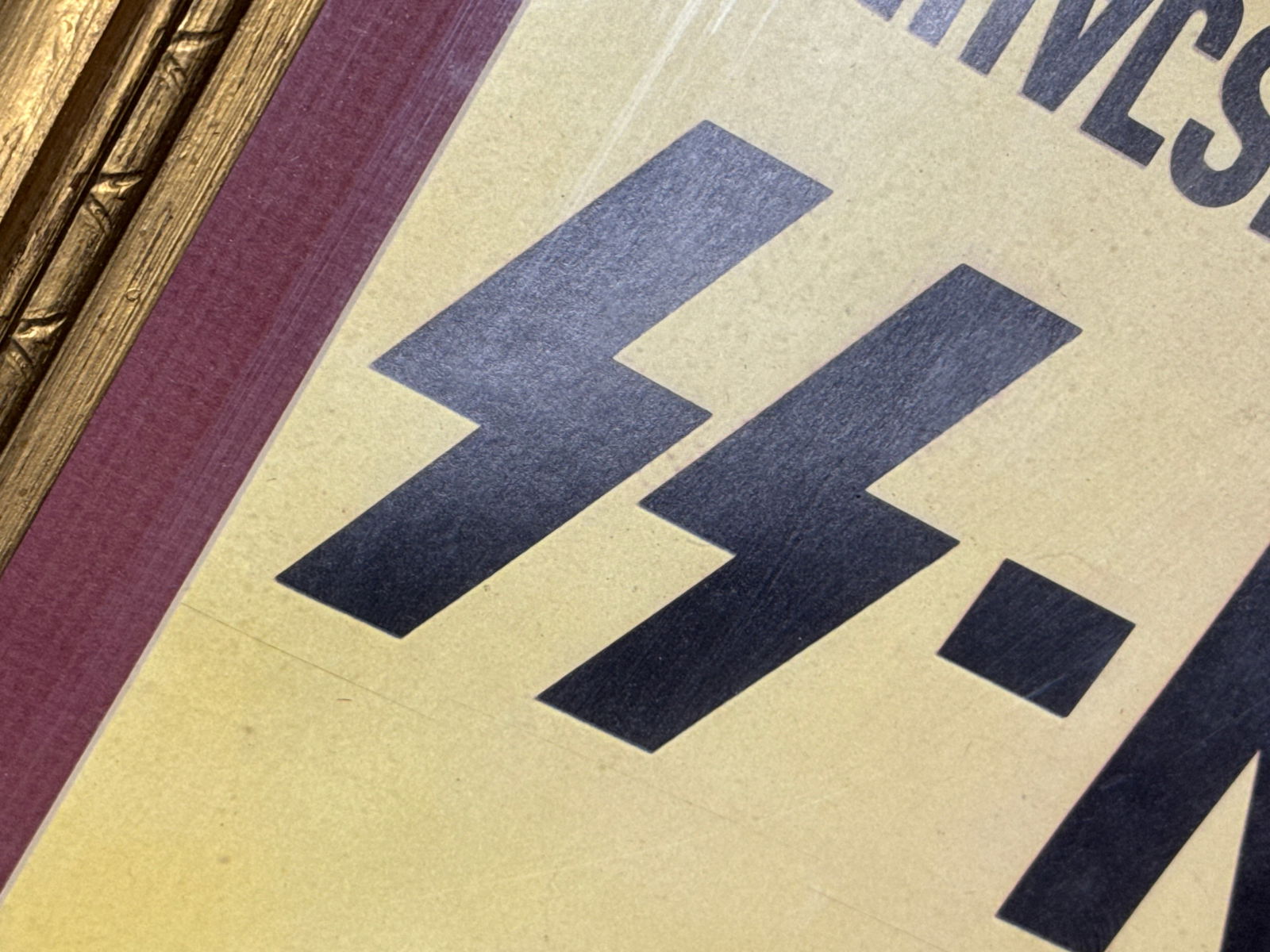 Framed WWII German 1941 Waffen-SS Recruitment Poster - 4