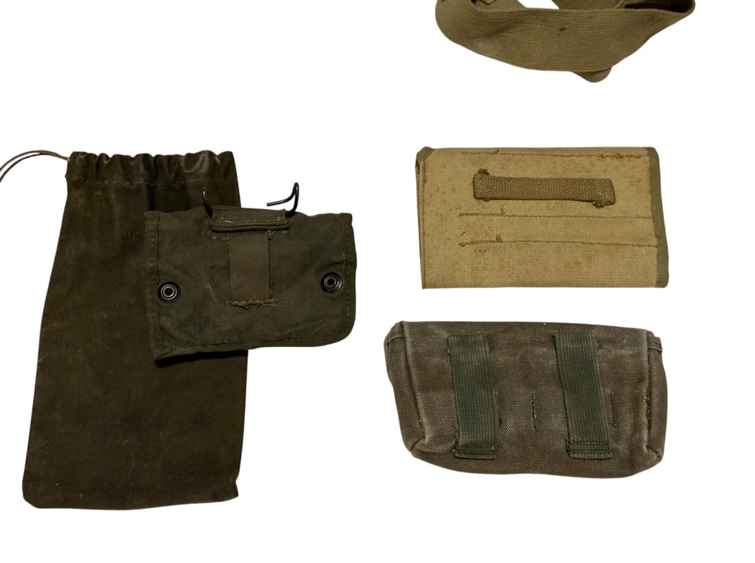Lot of Transitional US WWI to WWII Web Gear Grouping - 12