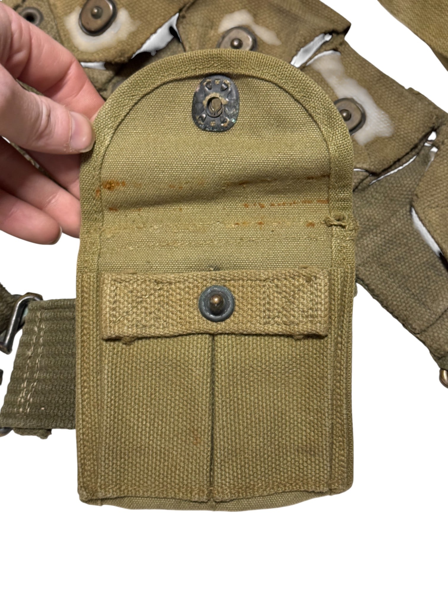 Lot of Transitional US WWI to WWII Web Gear Grouping - 5