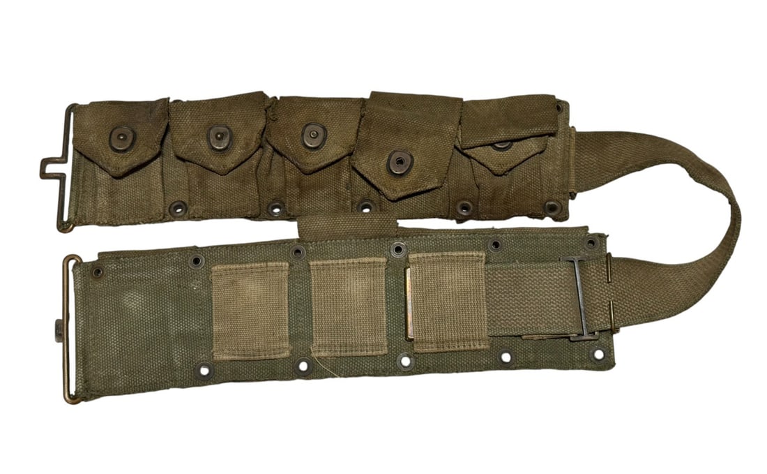Lot of Transitional US WWI to WWII Web Gear Grouping - 8