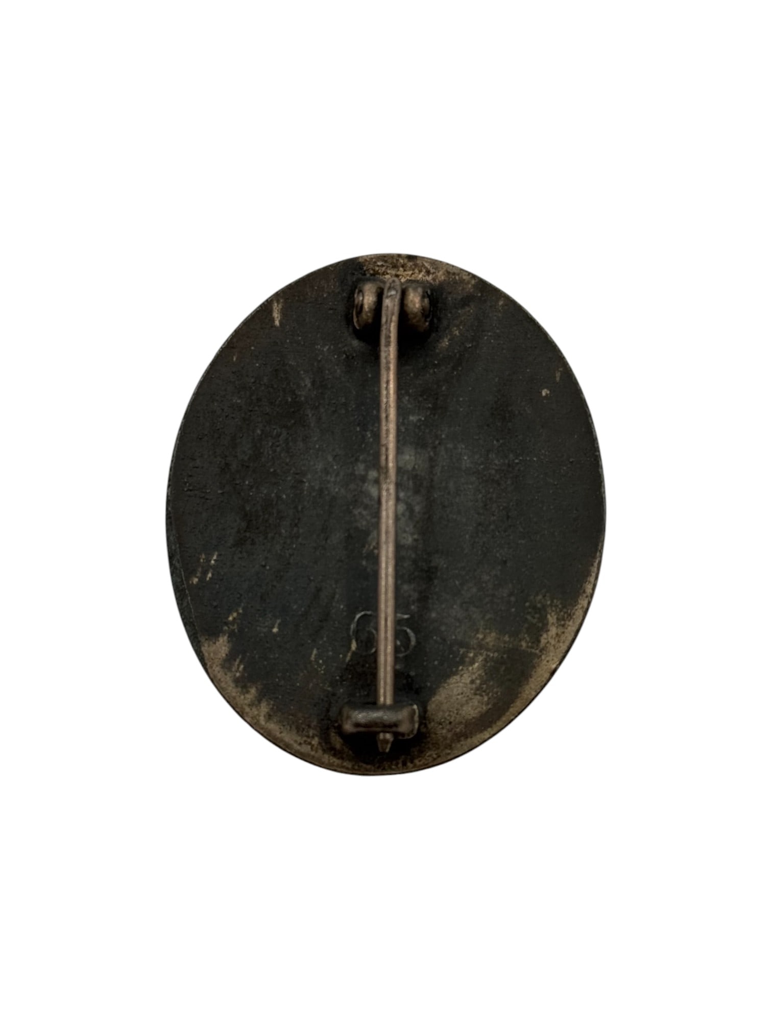 WWI Germany Army Wound Badge - Gold, Solid Back - Carl Wild ‘107’ - 2